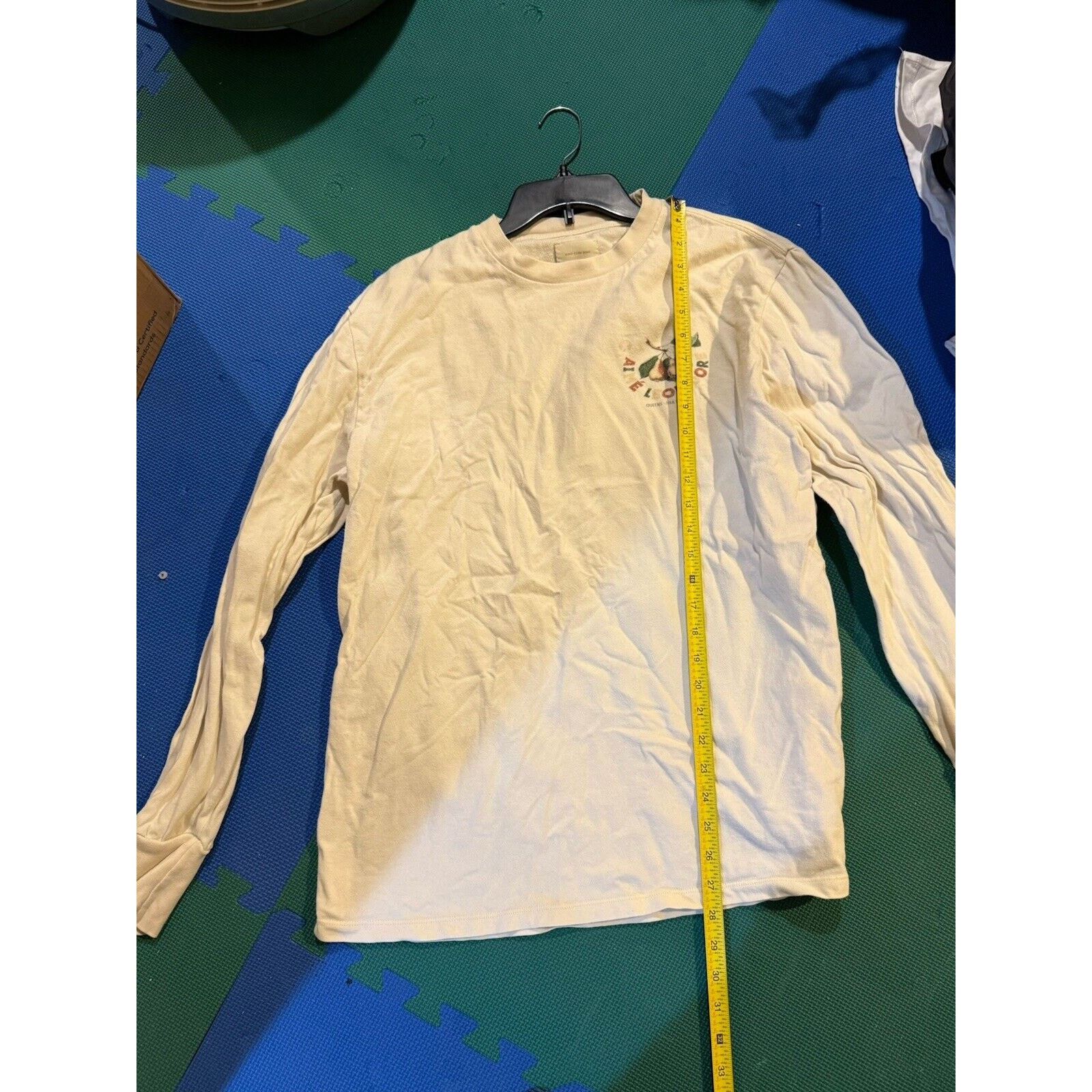 Aime Leon Dore Aime Leon Dore Long Sleeve Tee T Shirt L White New York Tee Size US L / EU 52-54 / 3 - 5 Thumbnail