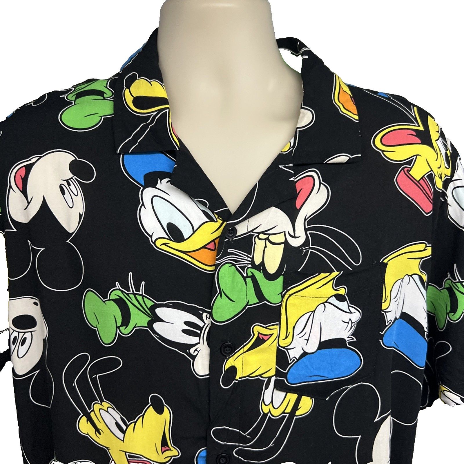 Disney Disney Mickey And Friends Button Up Shirt Mens Large Pocket Size US L / EU 52-54 / 3 - 5 Thumbnail