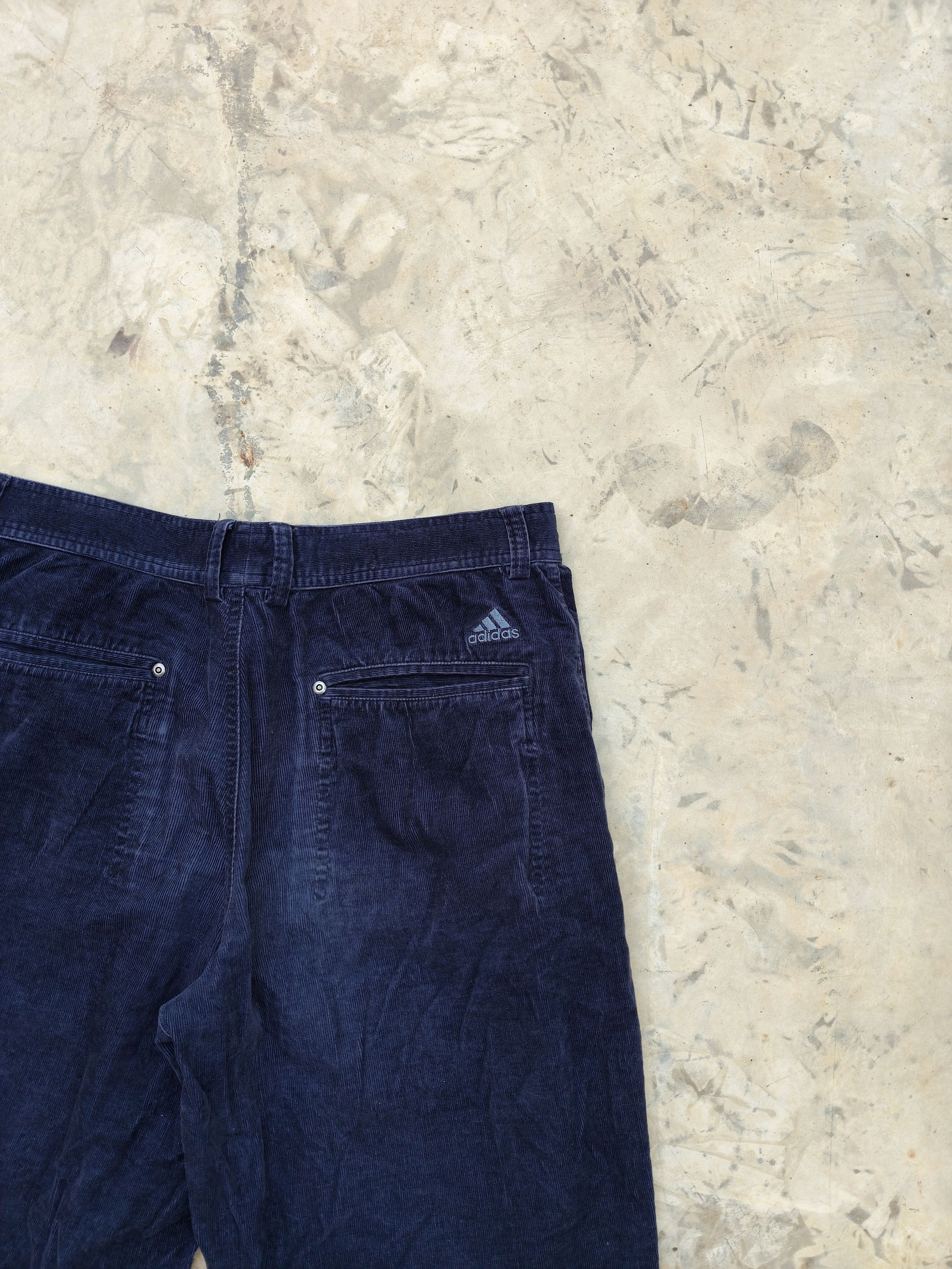 Adidas ADIDAS PANTS CORDUROY BLUE Size US 32 / EU 48 - 3 Thumbnail