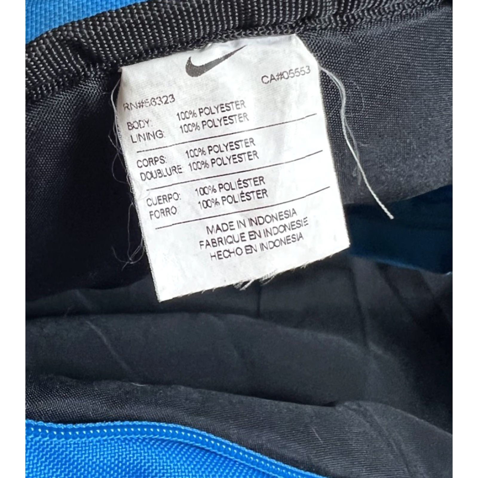 Nike Nike Backpack Large Black School Gym Bag Mens Size ONE SIZE - 6 Thumbnail