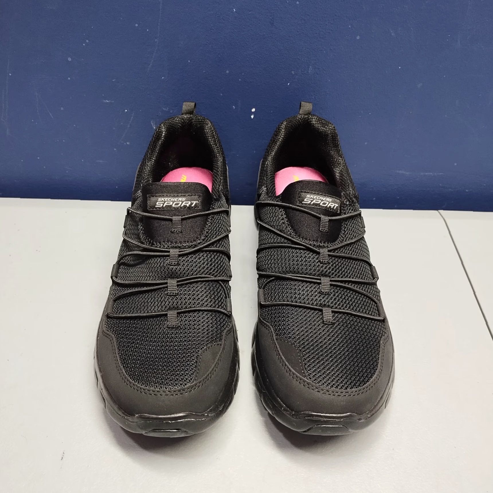 SKECHERS SKECHERS Loving Life Sneakers Womens US 11 Black Memory Foam Bungee Laces Shoes Size US 11 / IT 41 - 3 Thumbnail