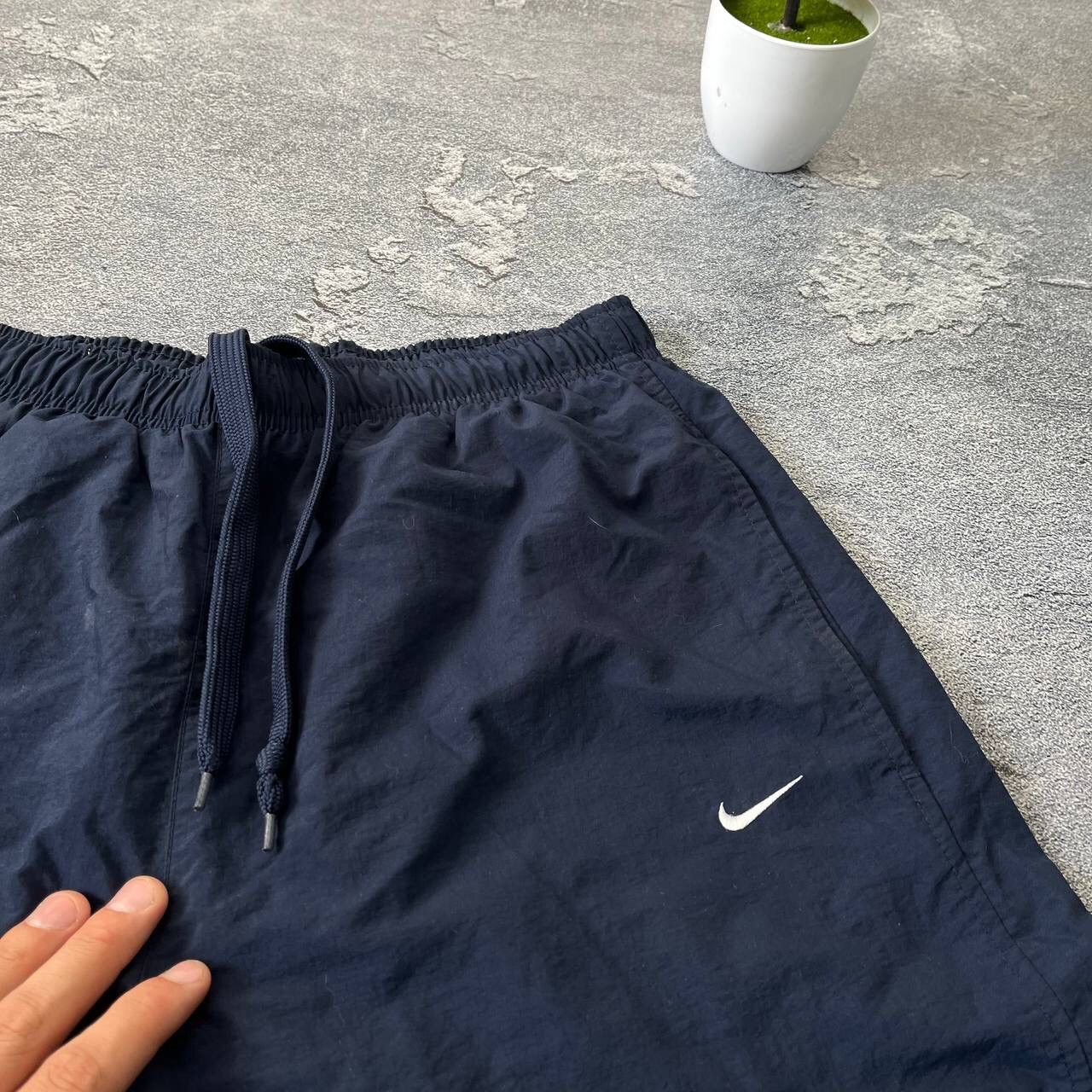 Nike Nike Vintage Track Pants Parashute Blue Windbreake Joggers Size US 33 - 7 Thumbnail