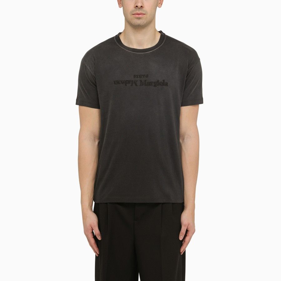 image of Maison Margiela O1D2Blof0224 T-Shirts In Grey, Men's (Size Small)