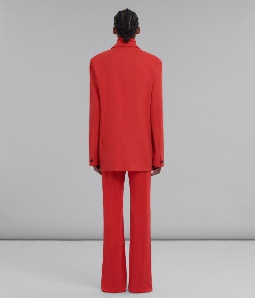 Marni o1srvl11e0724 Jacket in Red Size US L / EU 52-54 / 3 - 3 Thumbnail