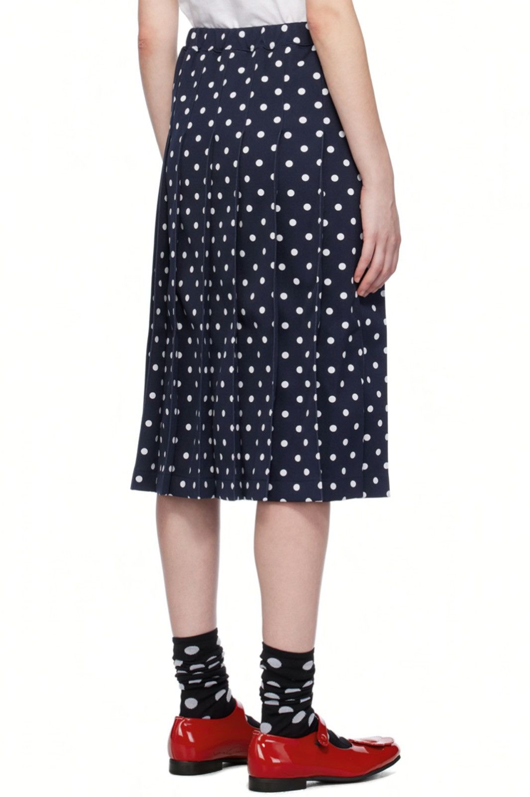Comme des Garcons Black Black Comme Des Garçons AD2014 Polka Dot Midi Skirt Size 28" / US 6 / IT 42 - 2 Thumbnail