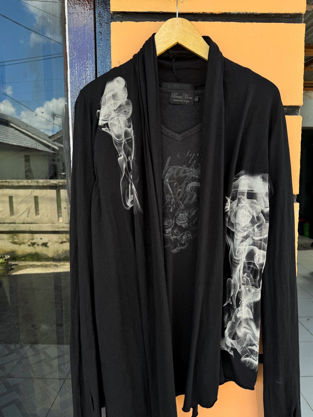 If Six Was Nine ❤️SOLD❤️ Smoke cardigan Fuga ifsix lgb ys yohji style Size US M / EU 48-50 / 2 - 4 Thumbnail