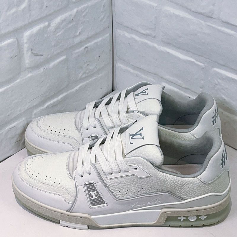Louis Vuitton Trainer White Low-Top Sneakers -2508
