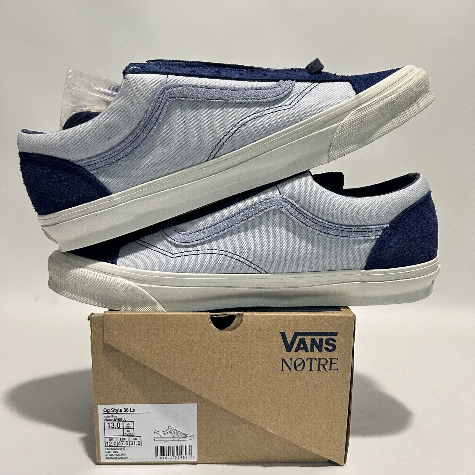 Vans Vans Vault x Notre Old Style 36 LX “Tea Blue” 2024 Size US 13 / EU 46 - 3 Thumbnail