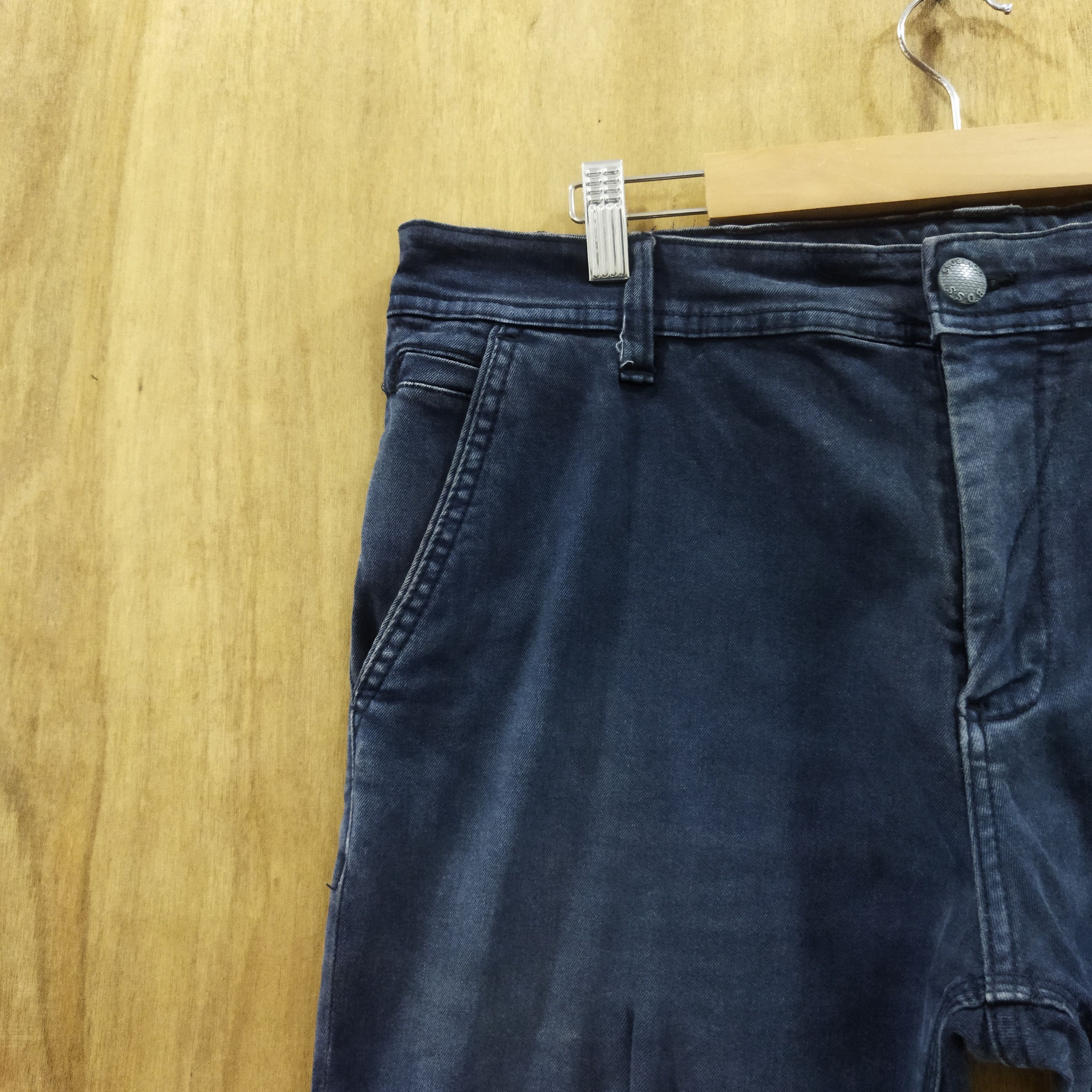 Japanese Brand BOSS FADED DARK BLUE JEANS PANTS Size US 36 / EU 52 - 4 Thumbnail