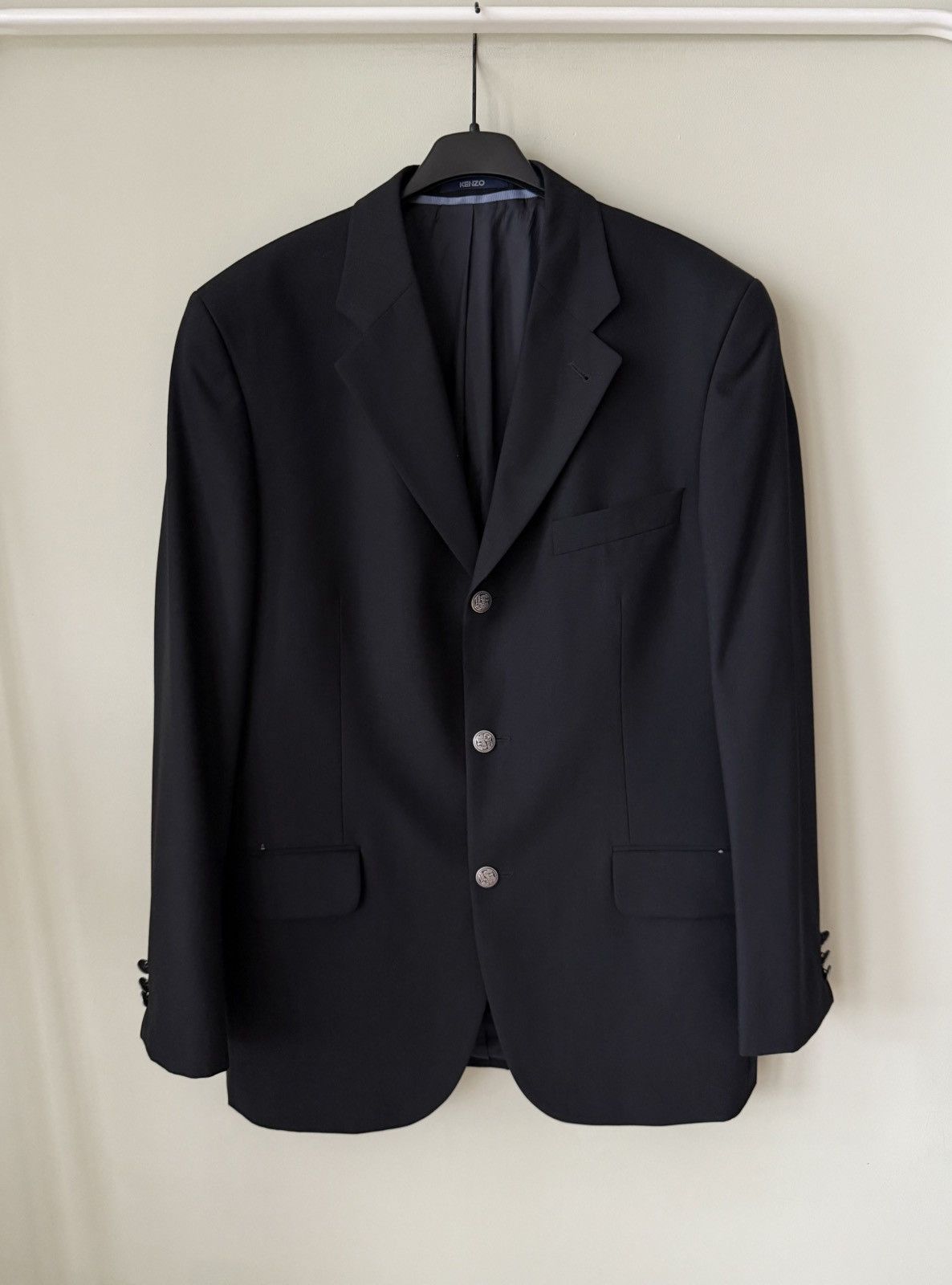 Kenzo Kenzo Homme Japanese archive wool blazer jacket avant garde Size US L / EU 52-54 / 3 - 1 Thumbnail