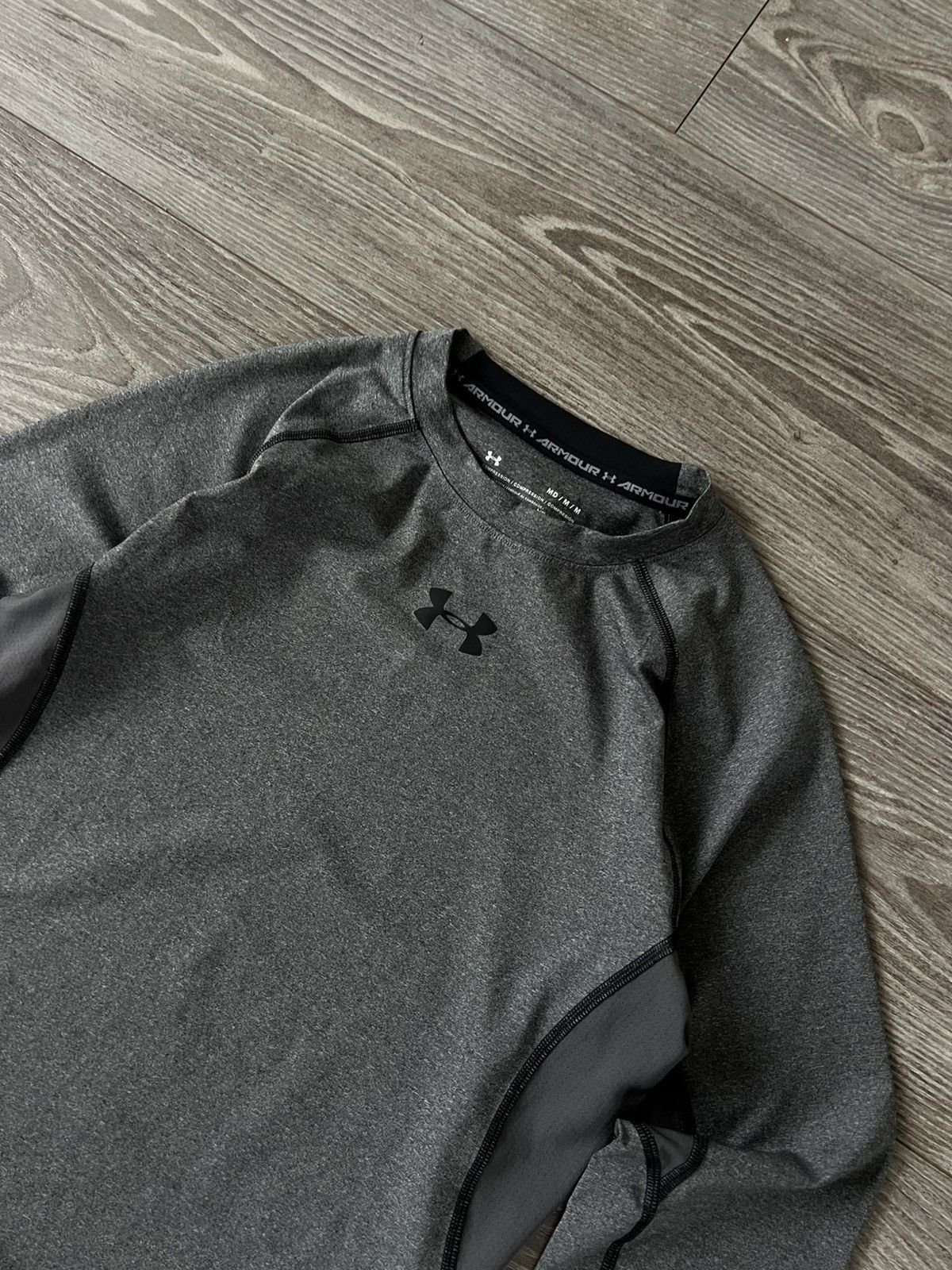 Other × Under Armour Under Armour Central Logo Onix Compression Heatgear Long Tee Size US M / EU 48-50 / 2 - 13 Thumbnail