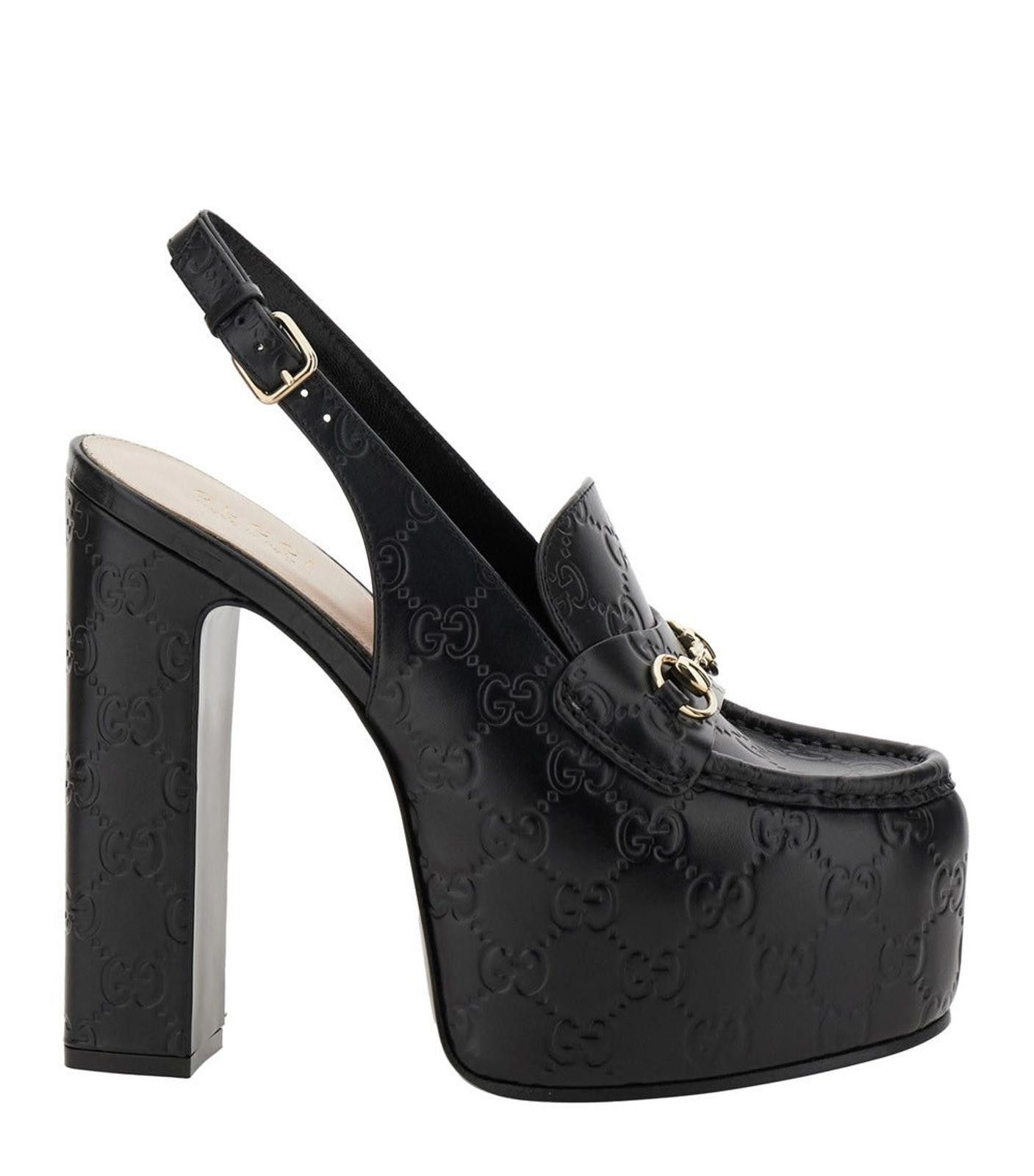 Gucci Gucci Horsebit platform loafer slingback size 40 Size ONE SIZE - 1 Thumbnail