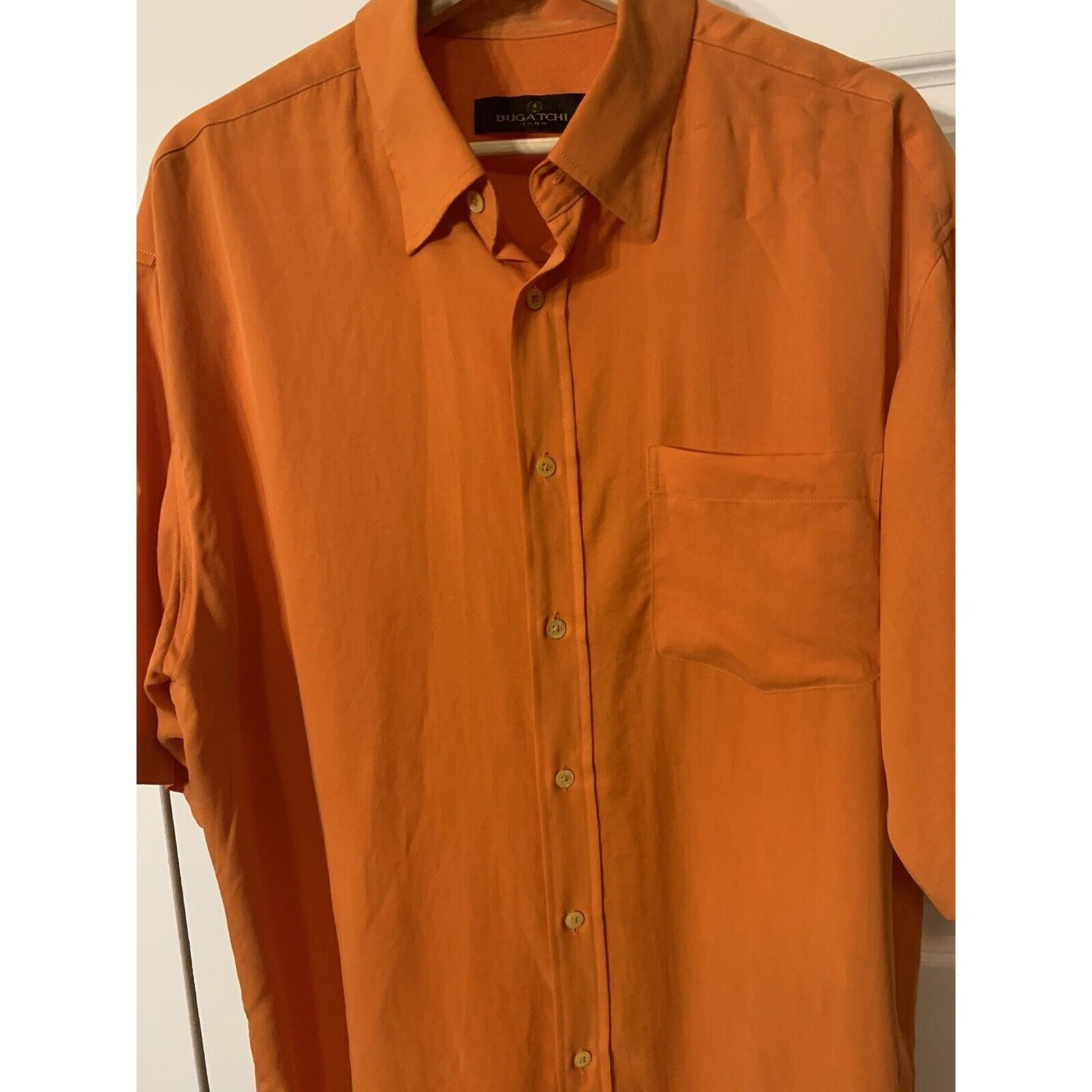 BUGATCHI BUGATCHI UOMO CASUAL SHIRT Men’s Sz L Size US L / EU 52-54 / 3 - 3 Thumbnail