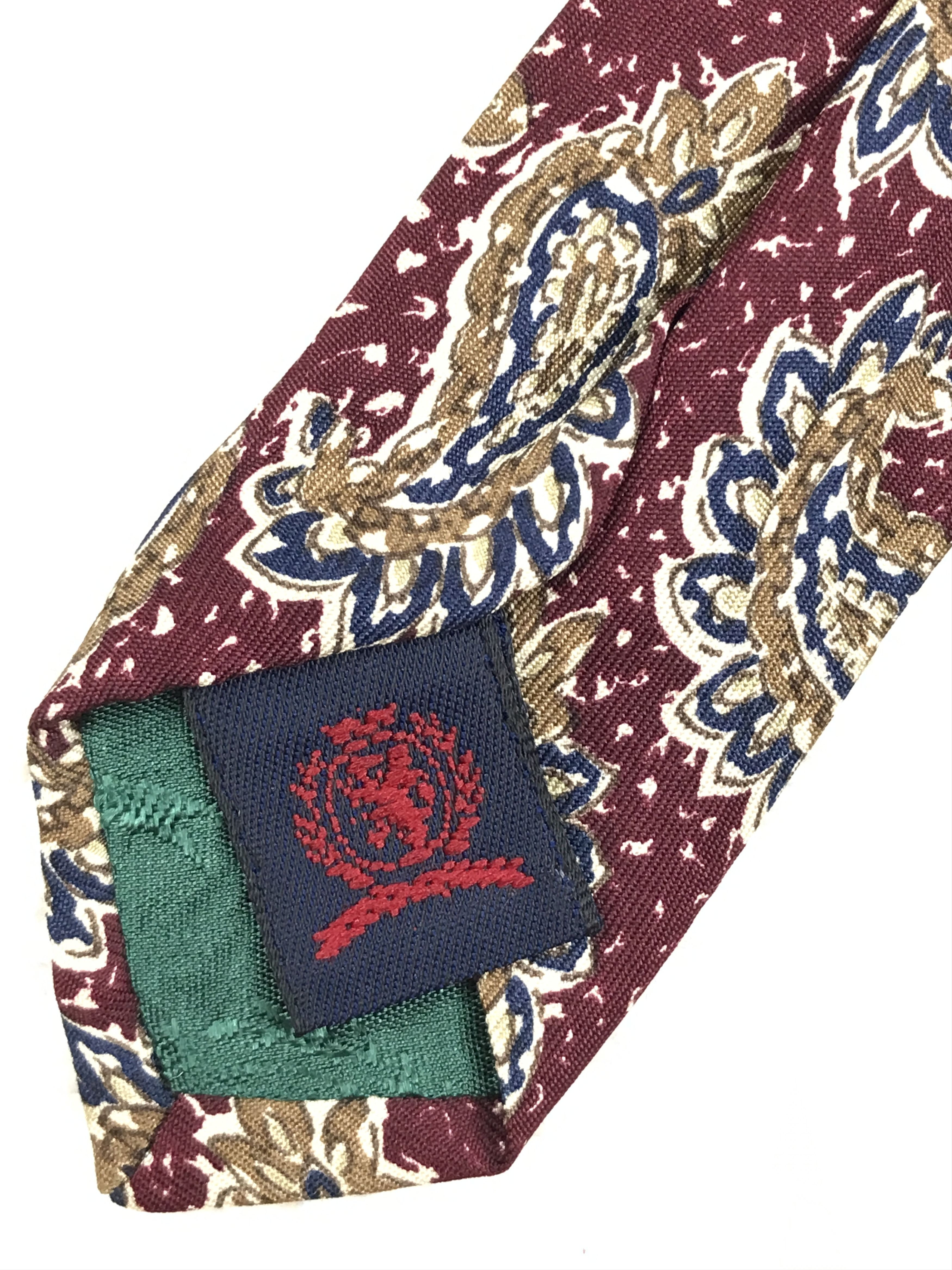 Issey Miyake × Tommy Hilfiger × Vintage Vintage Tommy Hilfiger Silk Necktie Size ONE SIZE - 7 Thumbnail