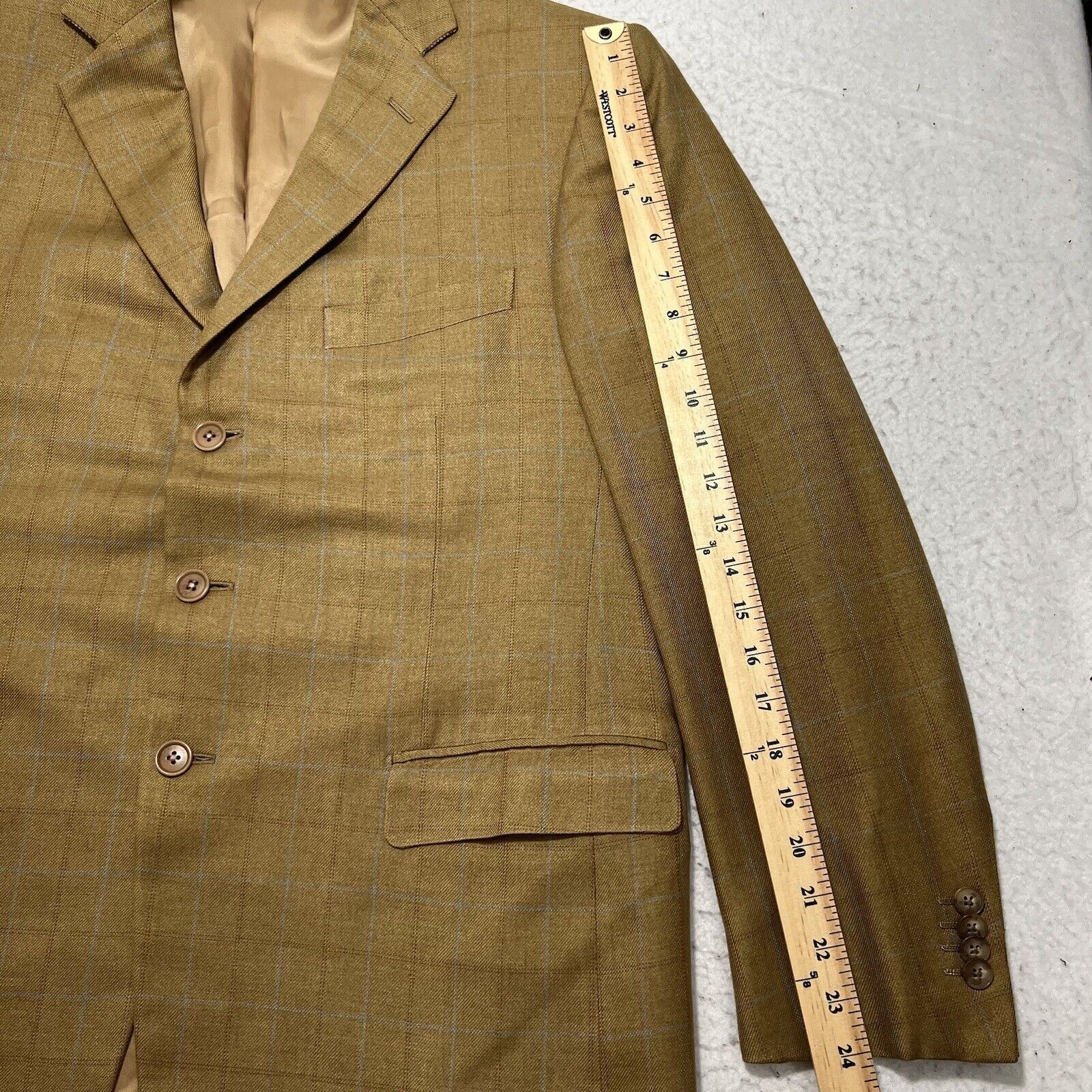 Ermenegildo Zegna Ermenegildo Zegna 44 Regular Silk & Cashmere Suit Jacket Size 44R - 13 Thumbnail