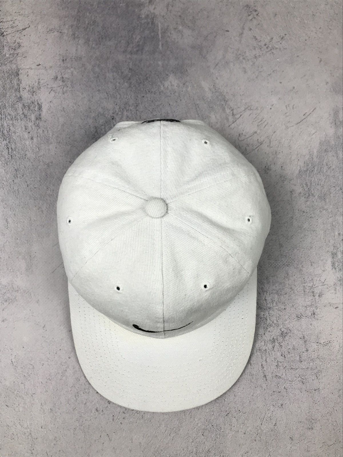 Nike × Vintage Vintage Nike Center Logo Swoosh Cap Hat Adjustable Drill Size ONE SIZE - 4 Thumbnail