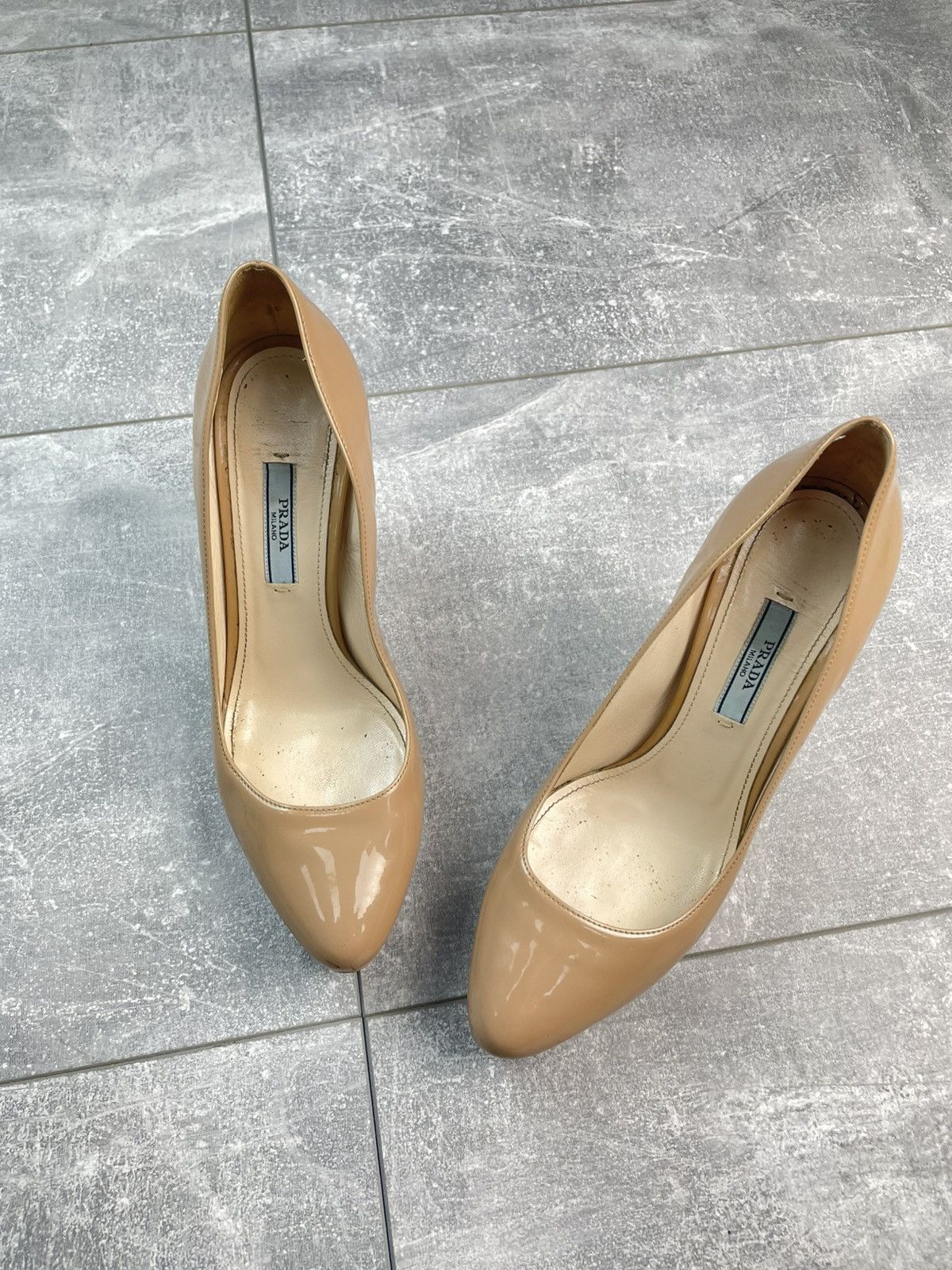 Prada Prada Patent Leather Heels Size US 6 / IT 36 - 4 Thumbnail