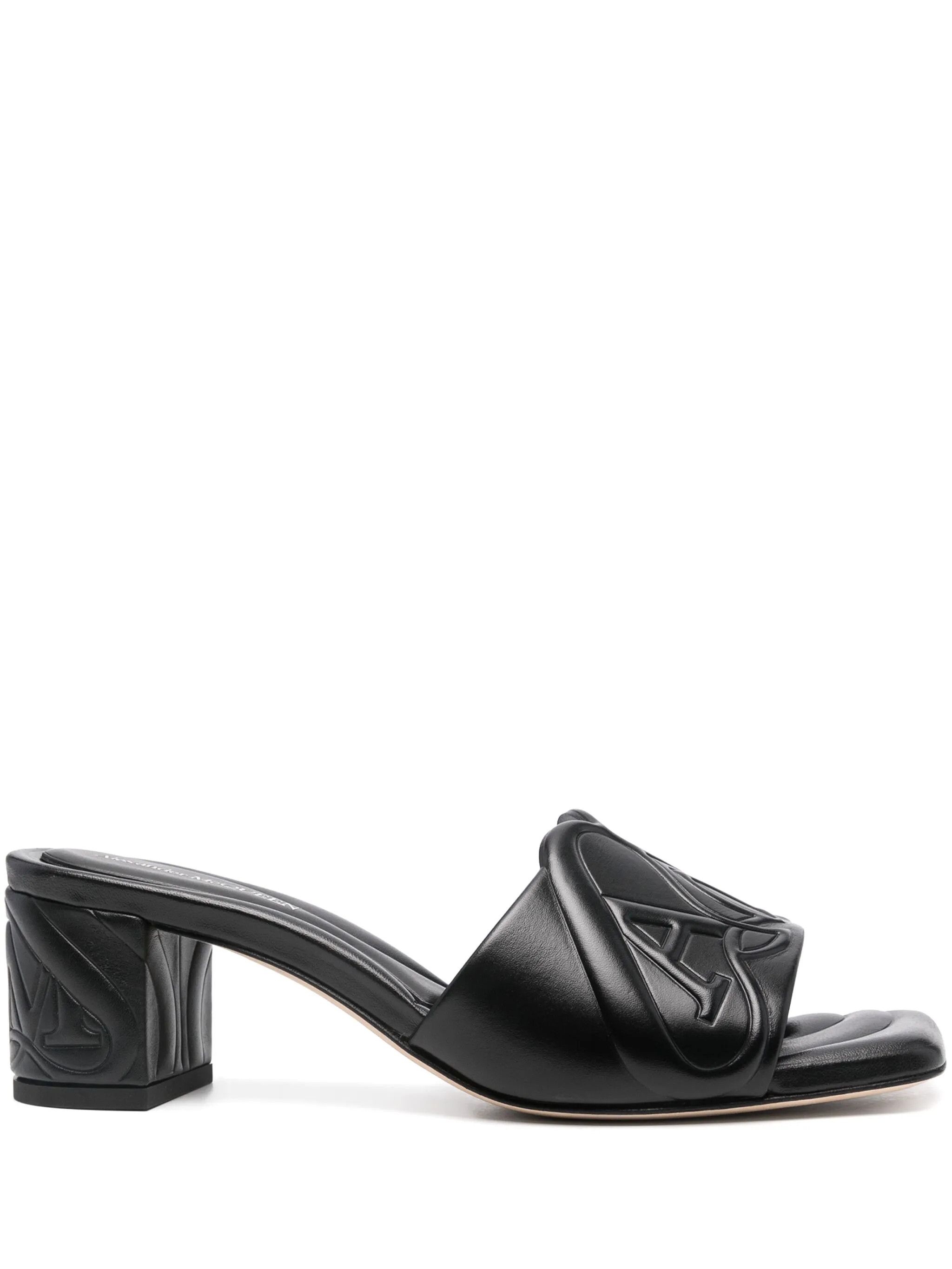 Alexander McQueen o1y0225 Mules in Black Size US 6 / IT 36 - 1 Thumbnail