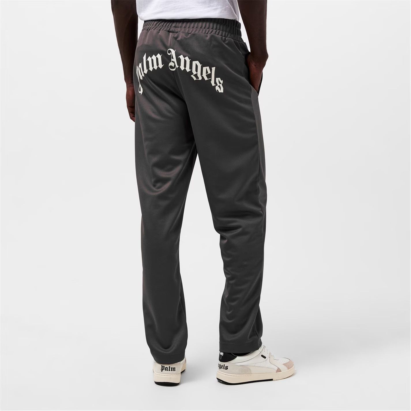 Palm Angels o1g2r1mq0426 Curve Open Hem Tracksuit Sweatpants & Joggers Size US 30 / EU 46 - 4 Thumbnail