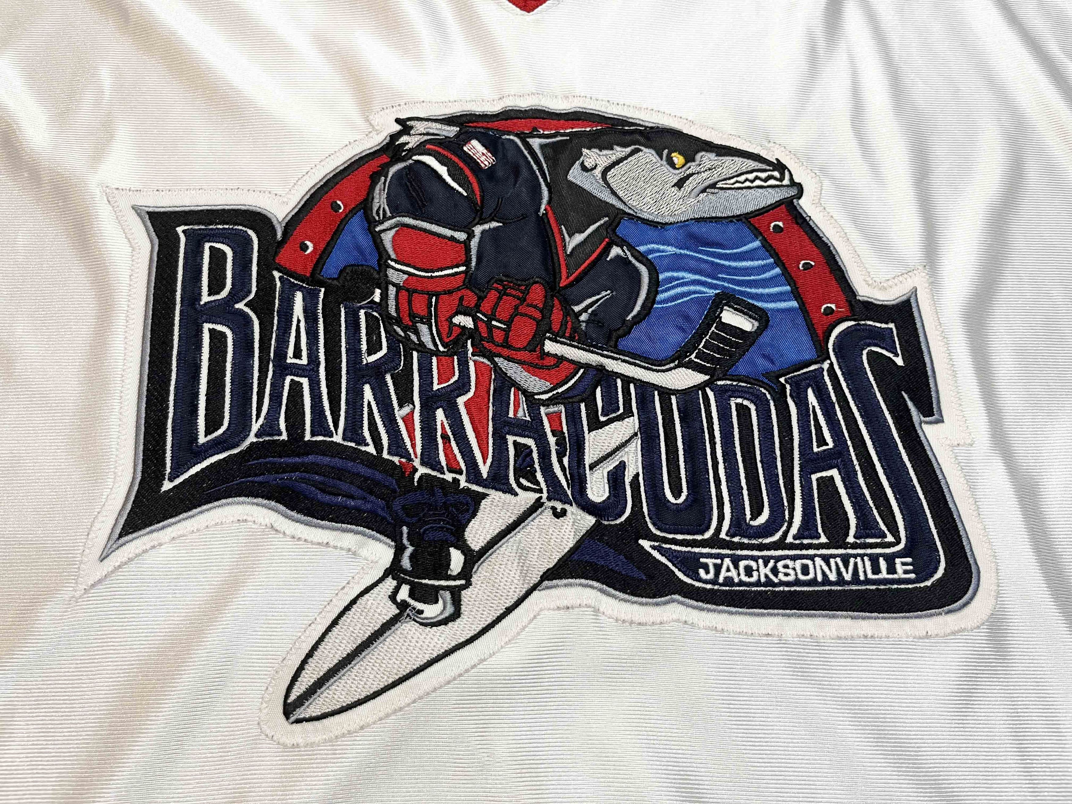 Vintage Vintage Jacksonville Barracudas Minor Hockey Jersey Size US XL / EU 56 / 4 - 2 Thumbnail