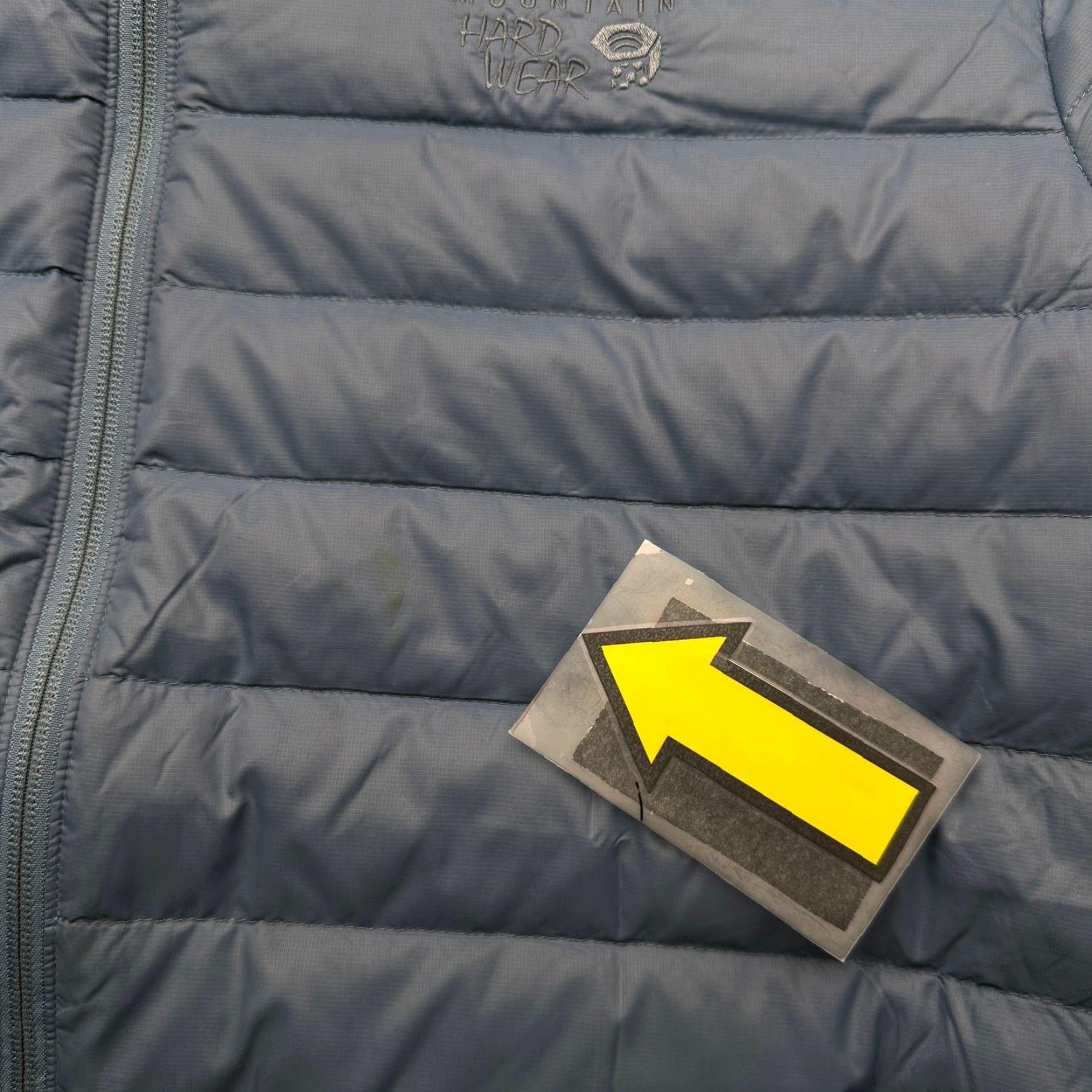 Mountain Hardwear Mountain Hardwear Duck Down Puffer Jacket Mens XL Ripstop Blue Gray Full Zip Size US XL / EU 56 / 4 - 6 Thumbnail