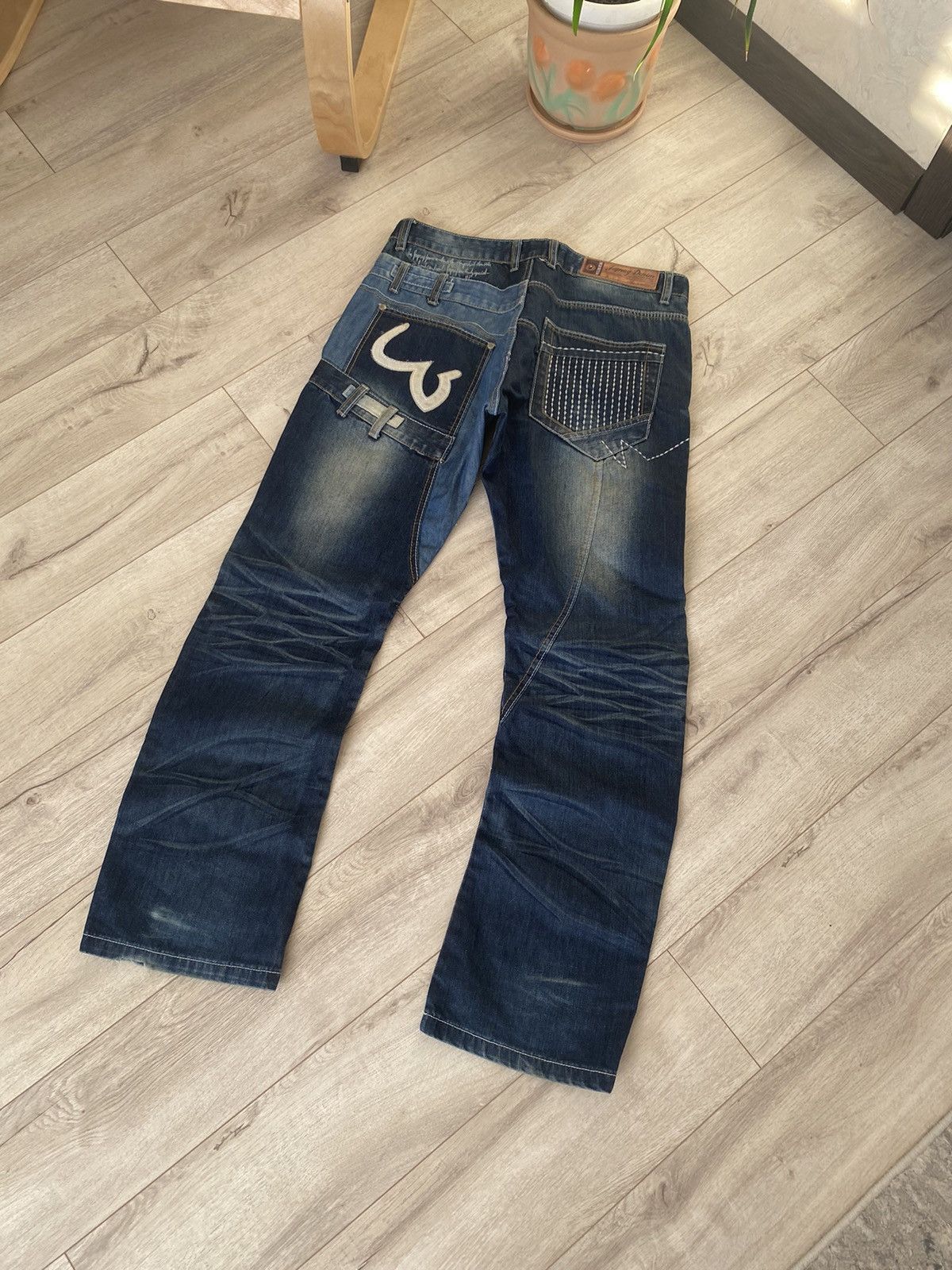 Japanese Brand Vintage Japrag Japanese Avant Garde Jeans Denim Rare Faded Size US 36 / EU 52 - 2 Thumbnail