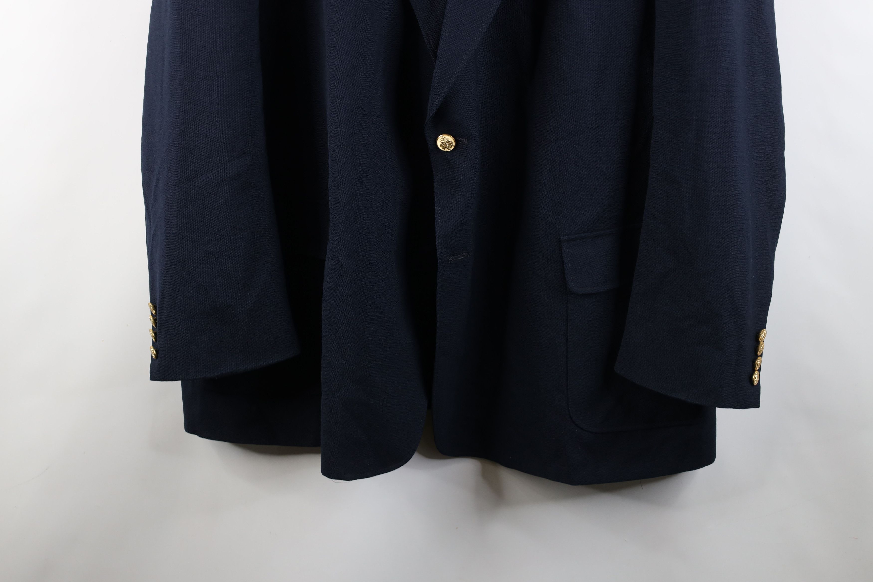 Vintage Vintage 90s Streetwear Suit Coat Blazer Jacket Navy Blue USA Size US XXL / EU 58 / 5 - 3 Thumbnail