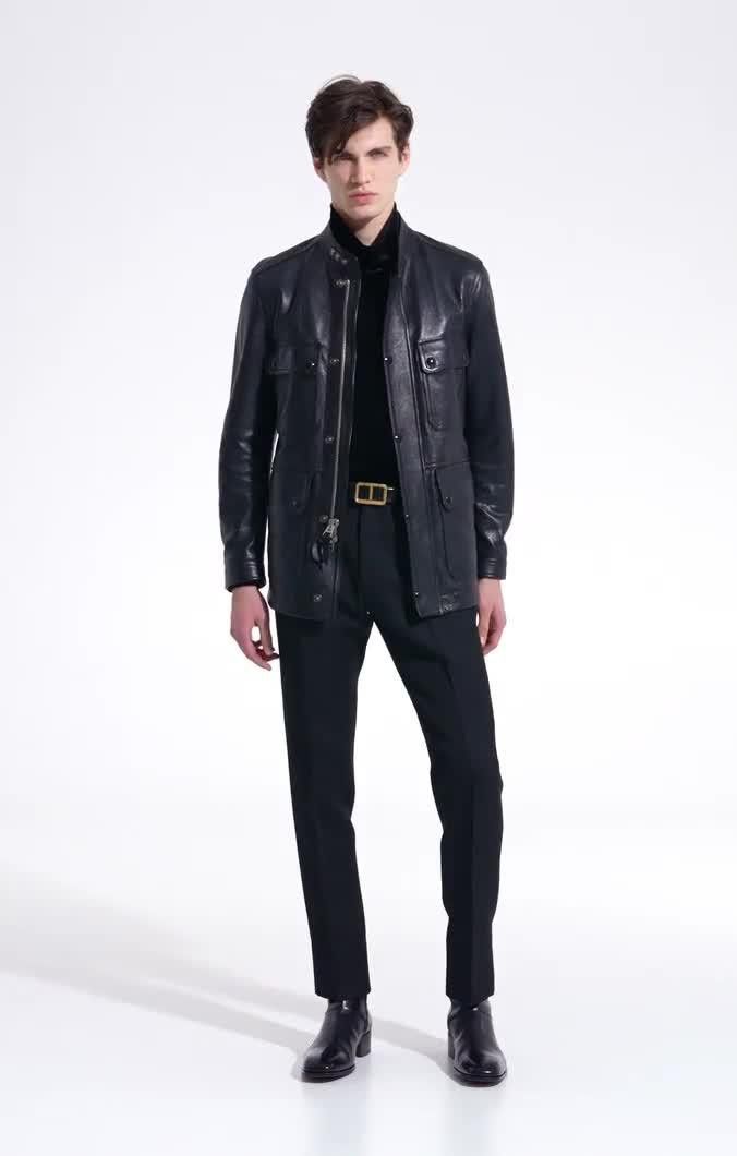 Tom Ford o1w1db10225 J1372T Alec Zip Boots in Black Size US 12 / EU 45 - 2 Thumbnail