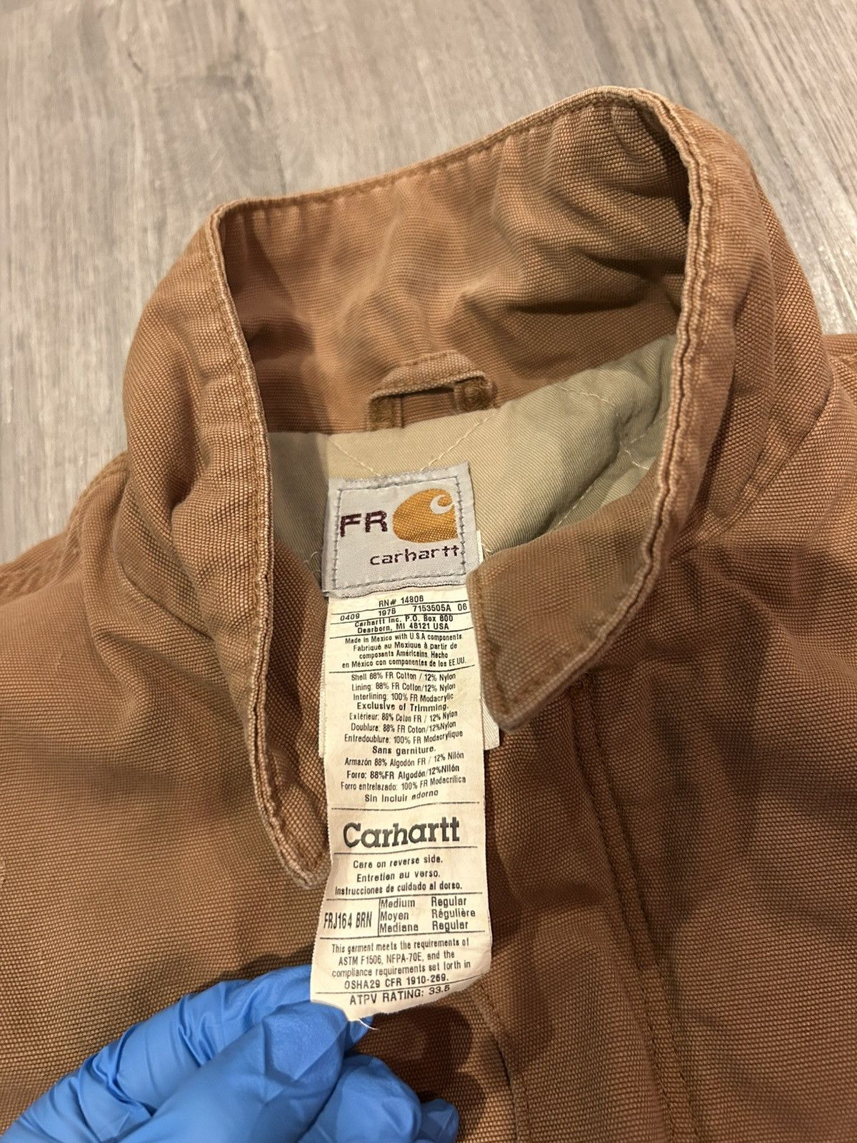 Carhartt Carhartt FR brown workwear jacket Size US M / EU 48-50 / 2 - 3 Thumbnail