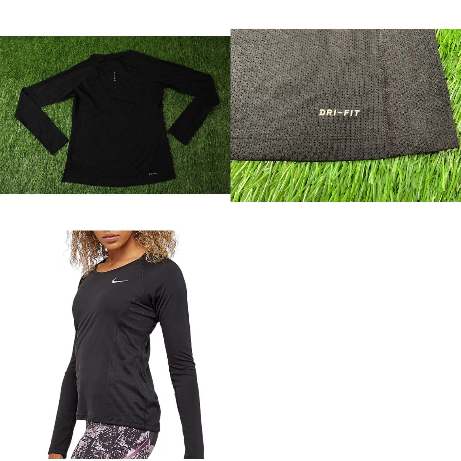 Nike NIKE DRI-FIT 2017 RUNNING WOMEN TRAINING L/S SHIRT JERSEY TEE ORIGINAL SIZE S Shirt Women XS? Size S / US 4 / IT 40 - 8 Thumbnail