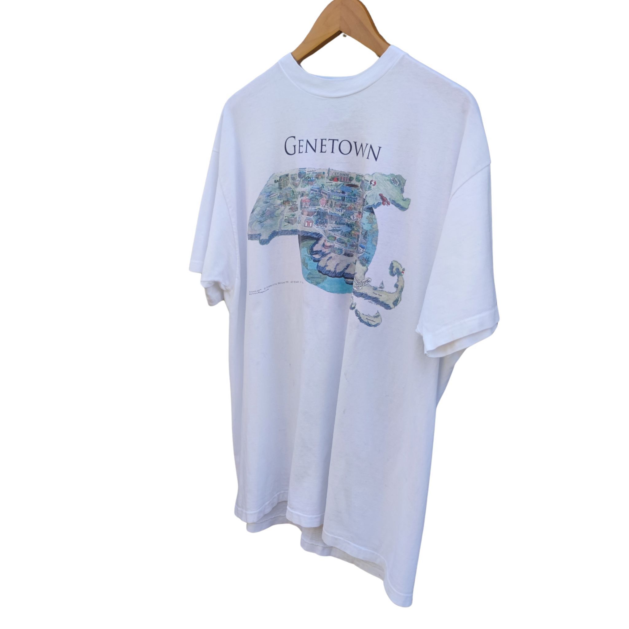 Vintage Terry Guyer Historical Map Collection Art T Shirt Size US XL / EU 56 / 4 - 6 Thumbnail