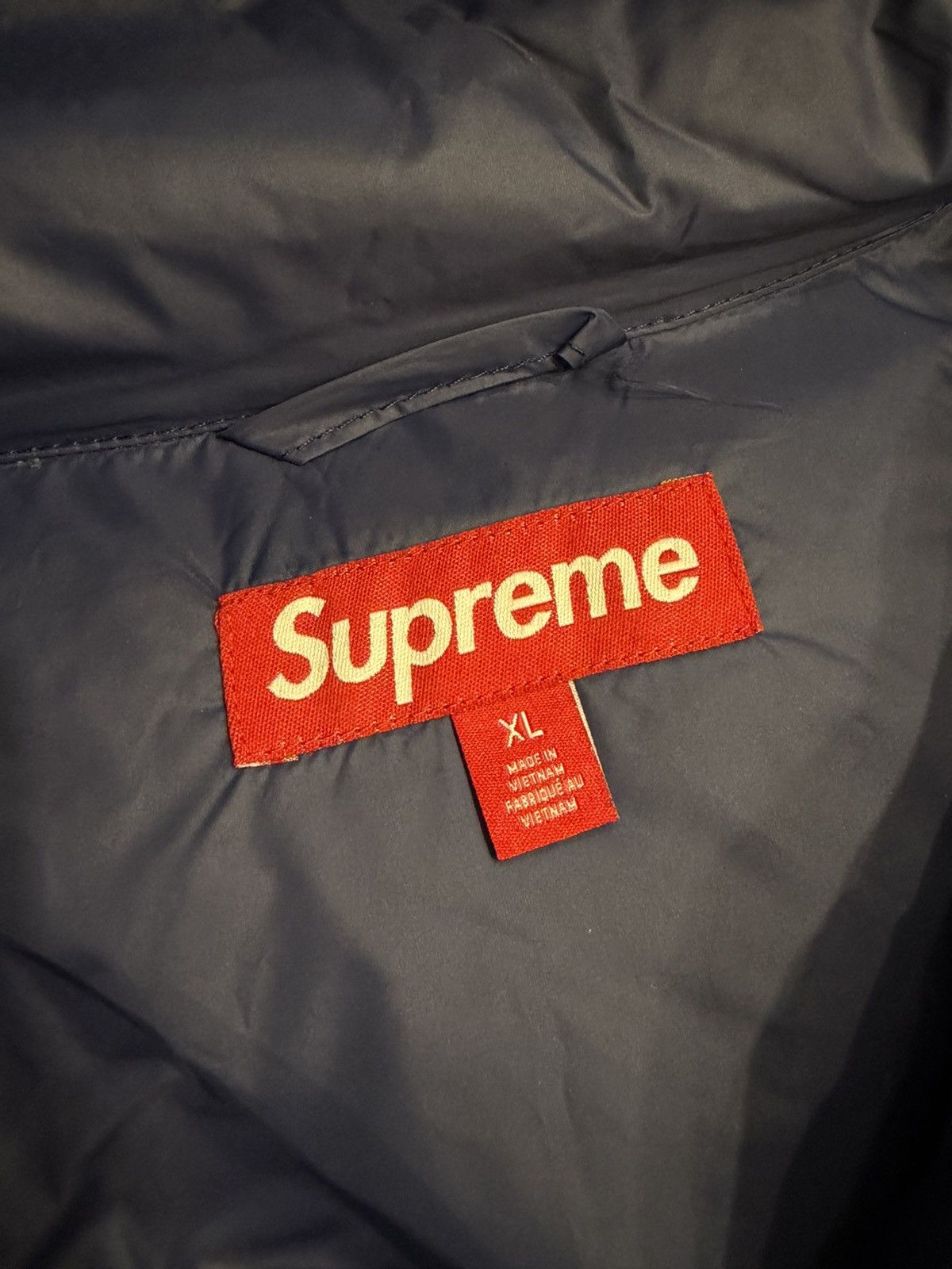 Supreme Supreme Micro Down Half Zip Hooded Pullover (FW24) Size US XL / EU 56 / 4 - 3 Thumbnail