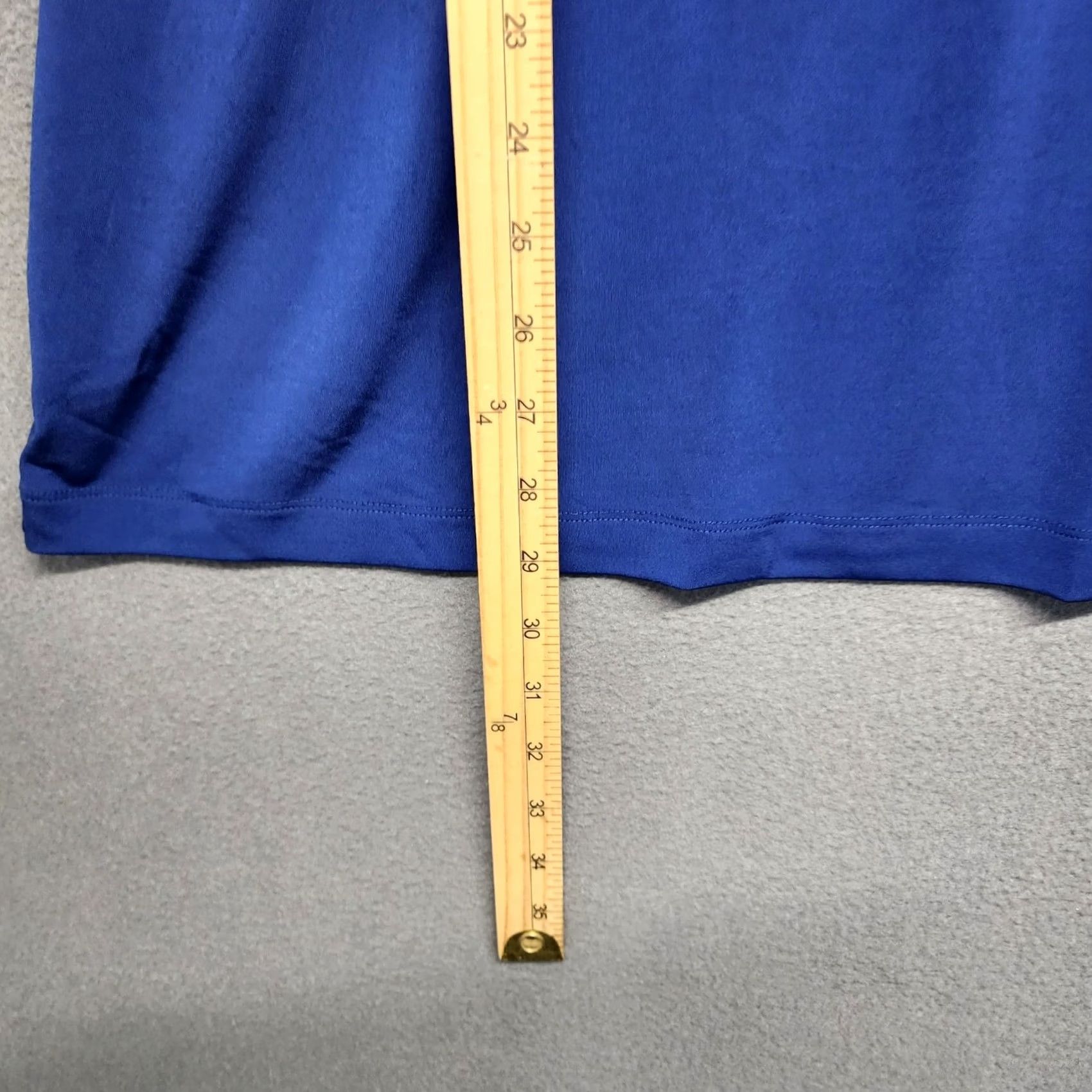 Vintage Joan Rivers Tank Top Womens Plus Size 3X Blue Slinky Stretch Liquid Layering Tank Sleeveless Pullover Basic Womens Plus Size 3X Blue Joan Rivers Shirt Size XXL / US 16-18 / IT 52-54 - 5 Thumbnail