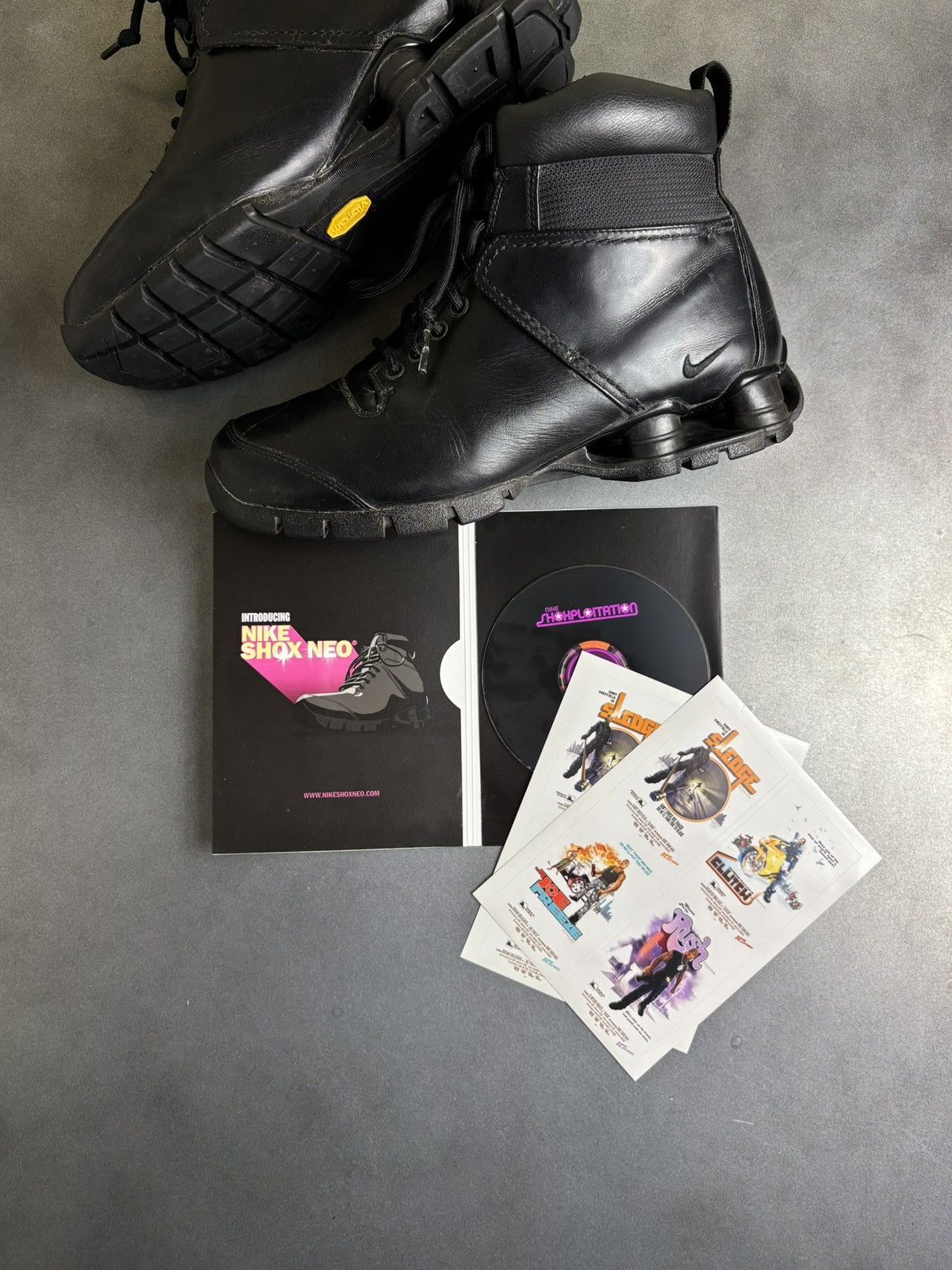 Nike × Vibram × Vintage 2004 Nike Shox Neo Mid Vintage Nike Shox Boots Vibram 308659 Size US 9 / EU 42 - 22 Thumbnail