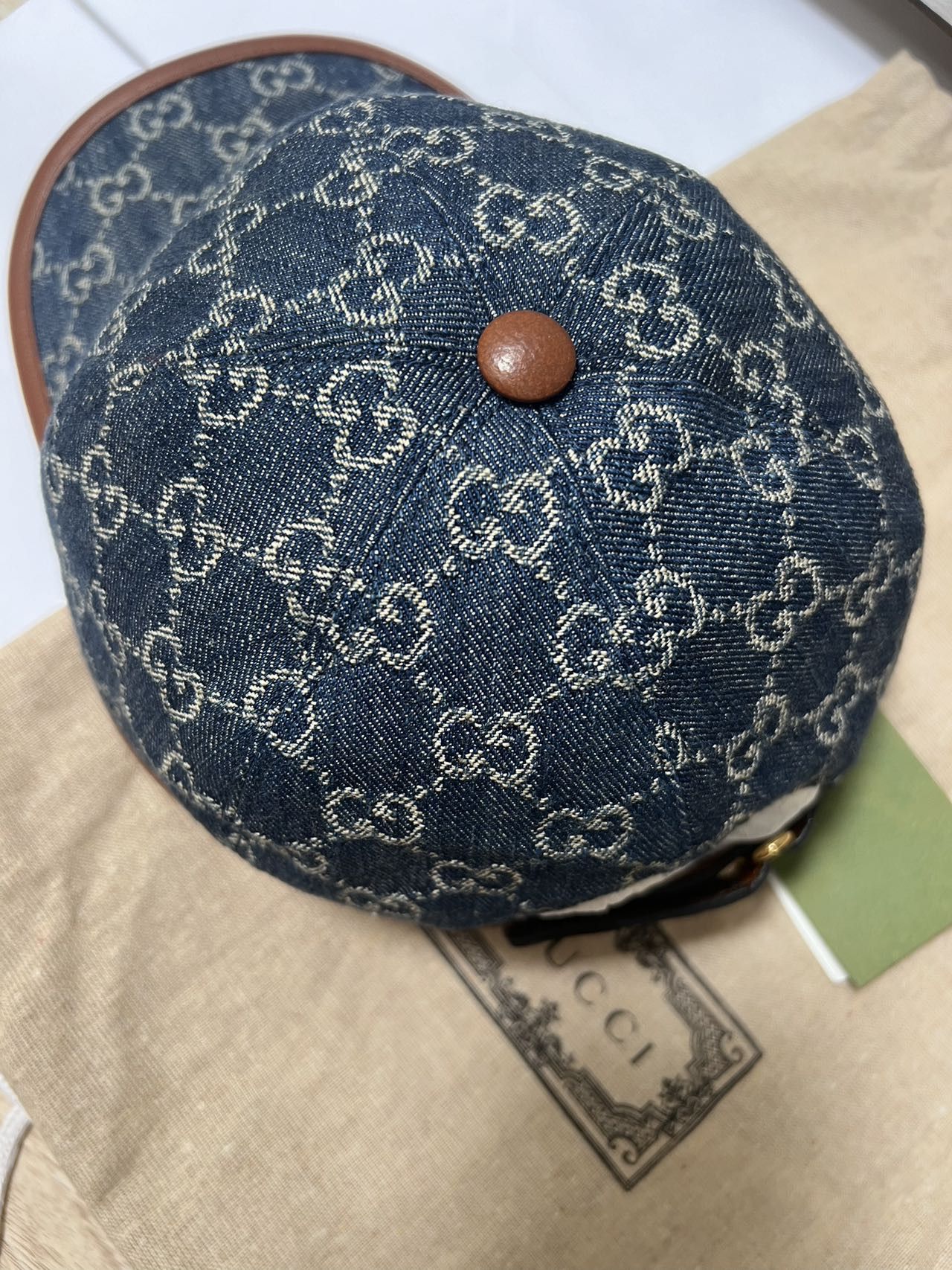 Gucci unisex gucci GG Denim Baseball Cap Size ONE SIZE - 3 Thumbnail