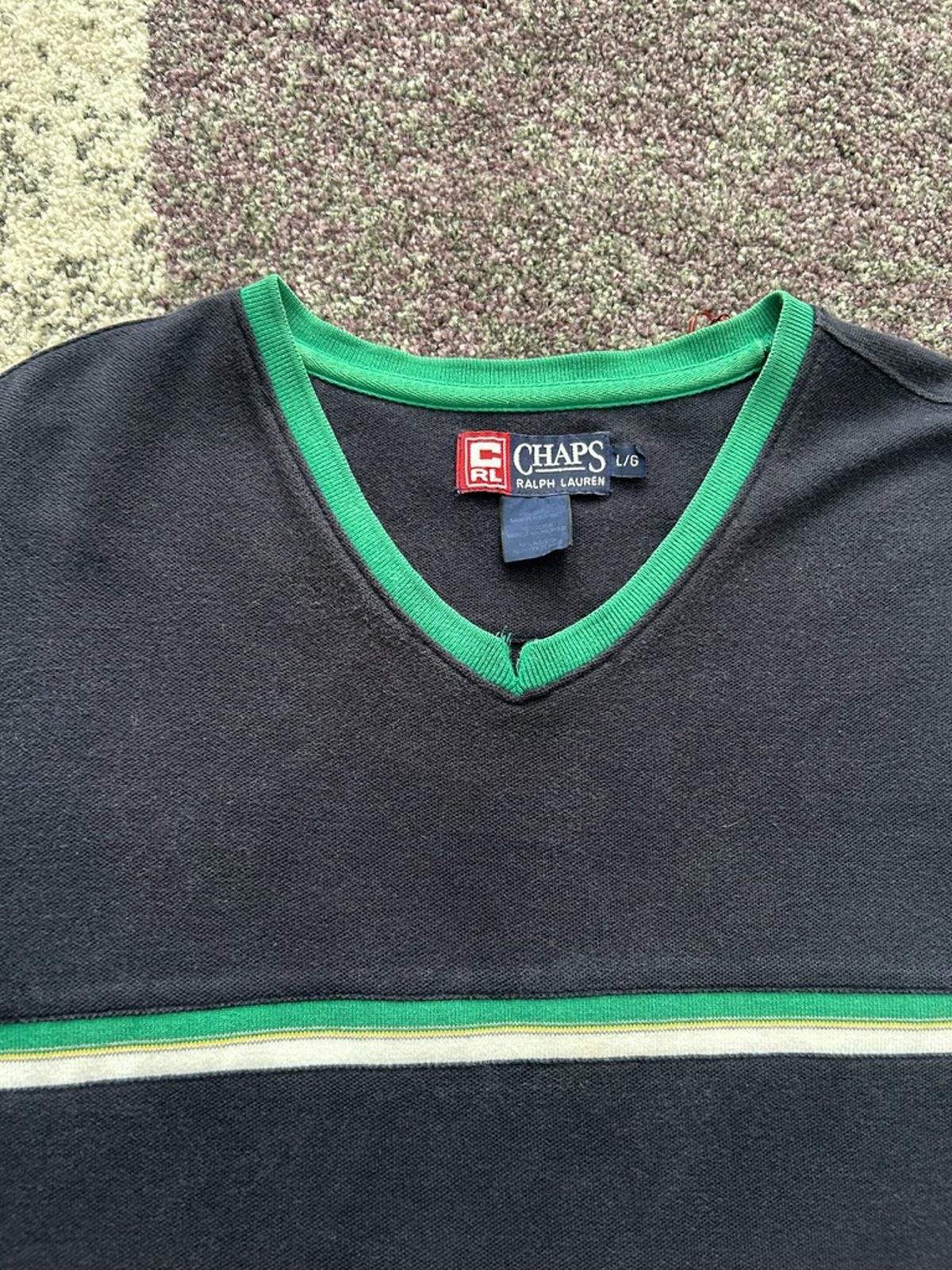 Chaps Ralph Lauren Chaps Ralph Lauren Men's Vintage V-Neck T-Shirt Size US L / EU 52-54 / 3 - 3 Thumbnail