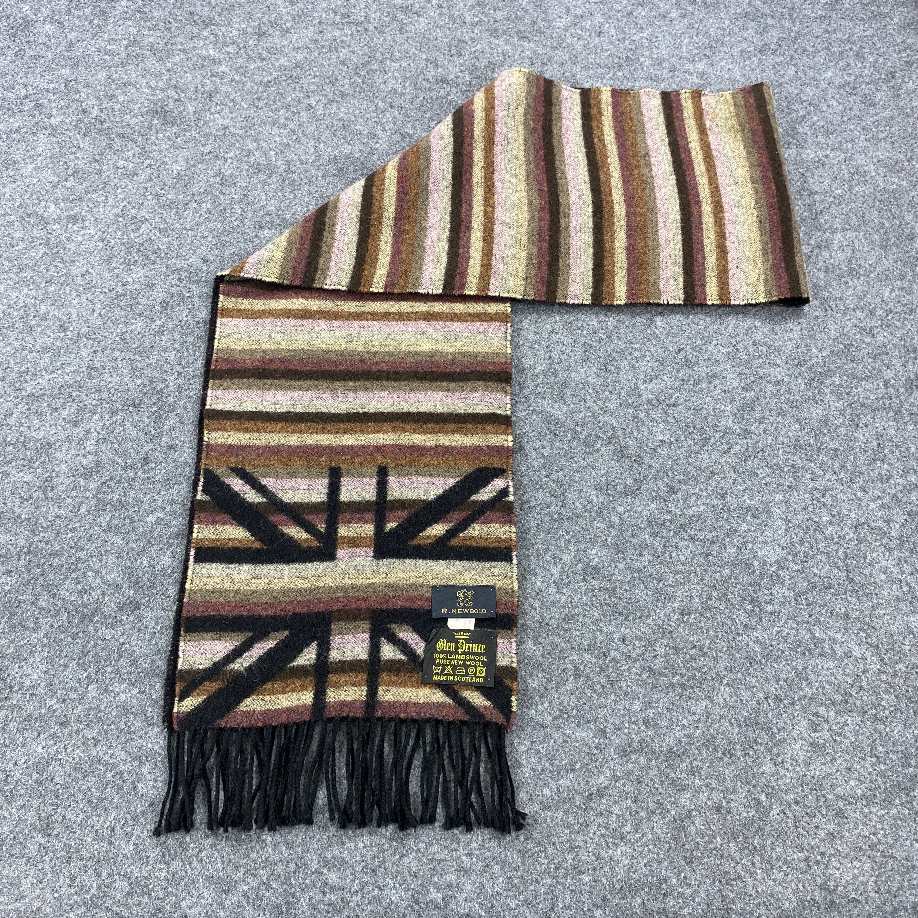R.Newbold × Vintage Glen Prince X R.Newbold Scarf # Muffler # Neckwear # D684 Size ONE SIZE - 7 Thumbnail