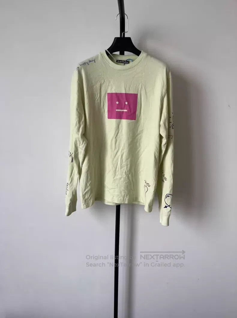 Acne Studios Acne Studios Graffiti Printed Crewneck Long Sleeve T-Shirt Size US XS / EU 42 / 0 - 1 Thumbnail