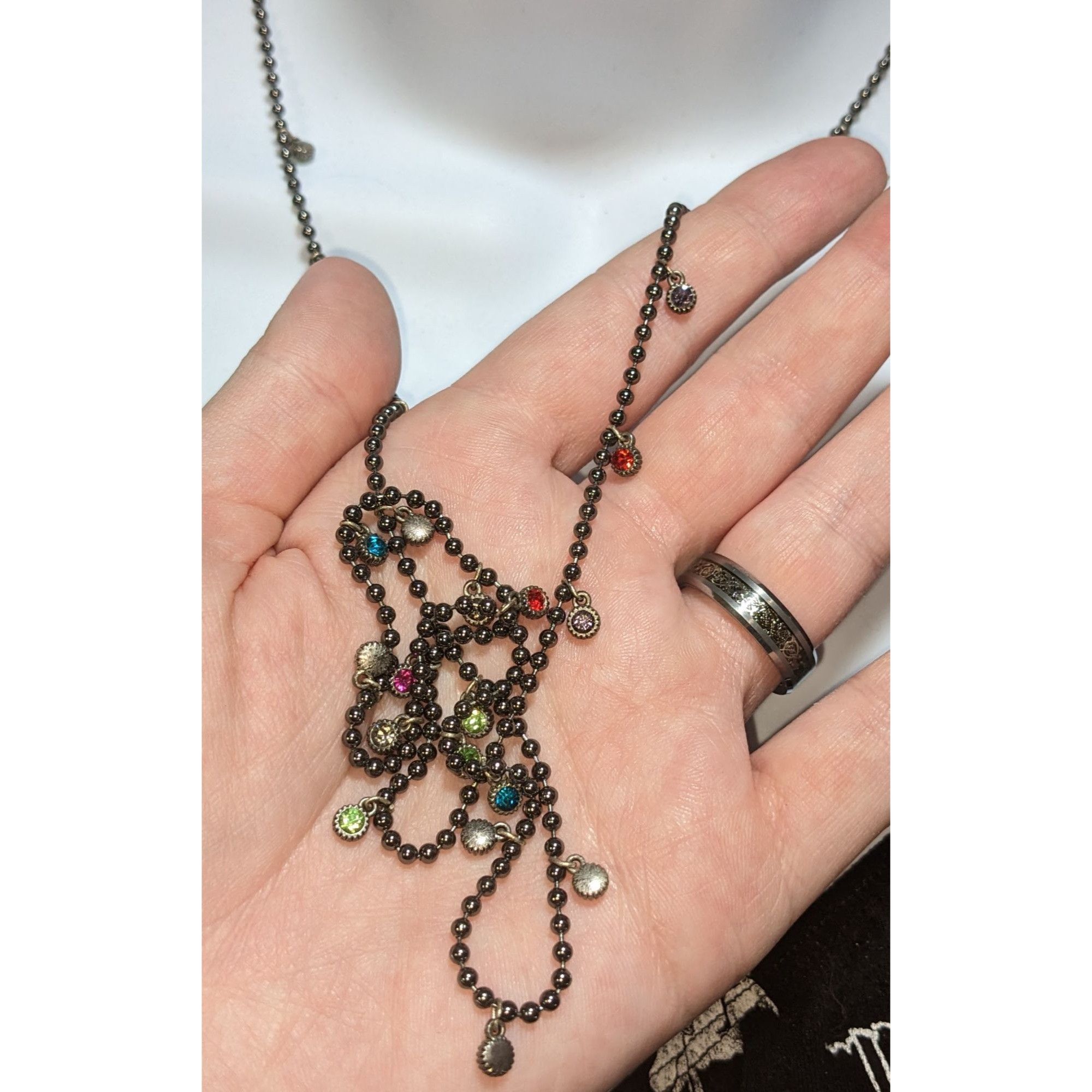 American Eagle Outfitters American Eagle Outfitters Rainbow Gem Charm Necklace Size ONE SIZE - 6 Thumbnail