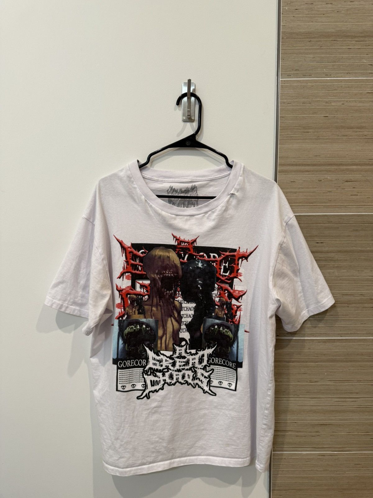Band Tees × Ken Carson KEN CARSON AGC A GREAT CHAOS TOUR WHITE TEE Size US L / EU 52-54 / 3 - 1 Thumbnail