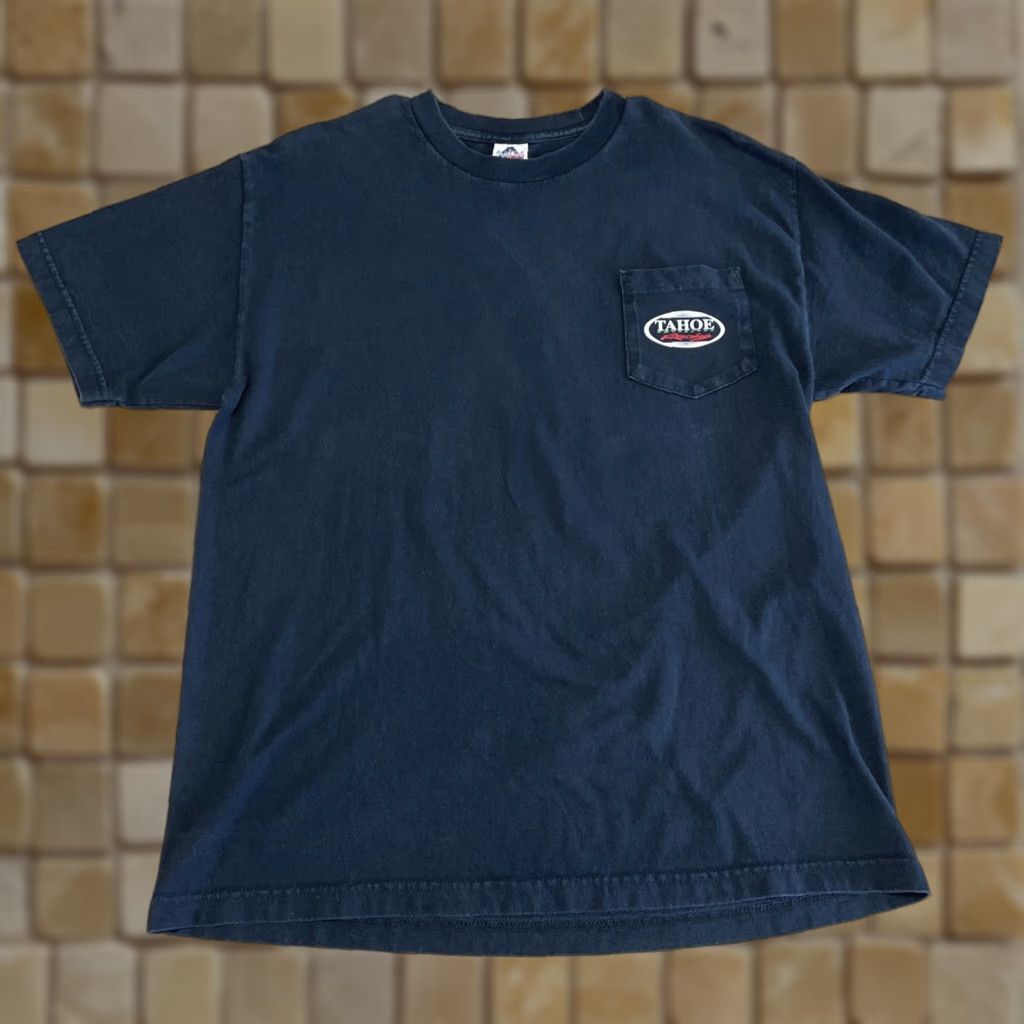 Vintage TAHOE RACING Alstyle T-Shirt Large Black Short Sleeve #56 Mens Size US L / EU 52-54 / 3 - 1 Thumbnail