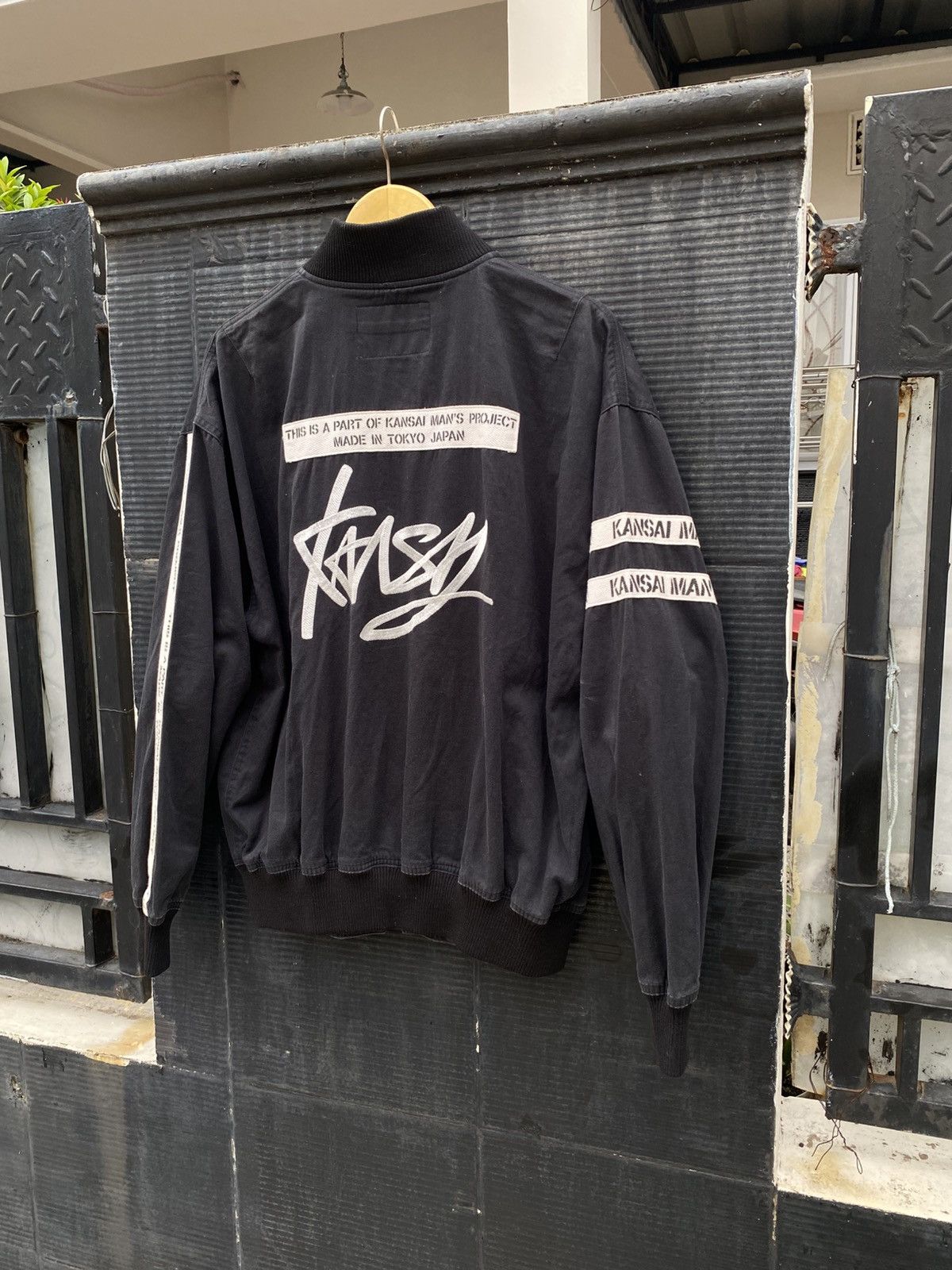 Japanese Brand 90s Kansai Man Japan Bombers Size US L / EU 52-54 / 3 - 8 Thumbnail