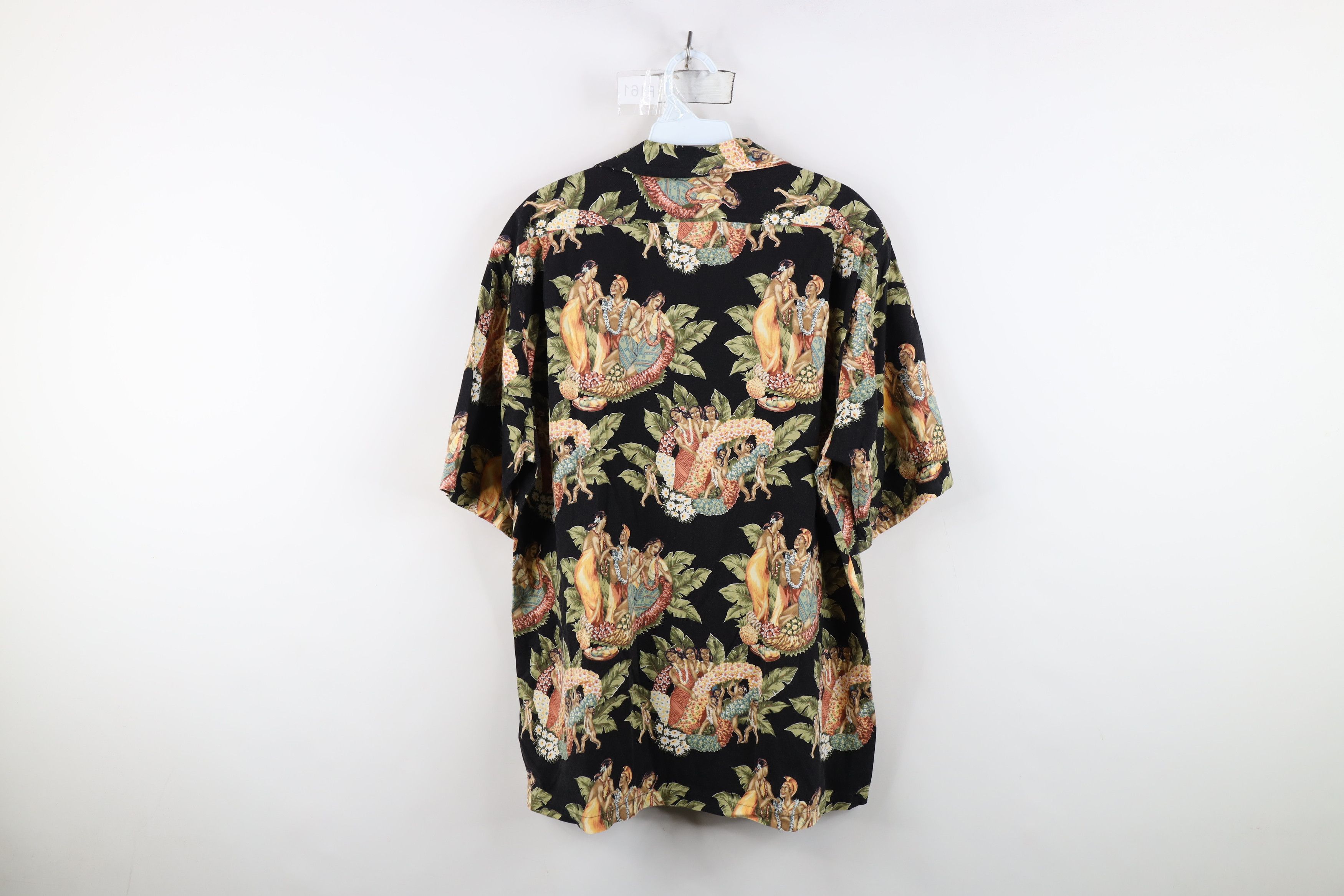 Vintage Vintage 90s Streetwear God Luau Camp Collar Button Shirt Size US XL / EU 56 / 4 - 12 Thumbnail
