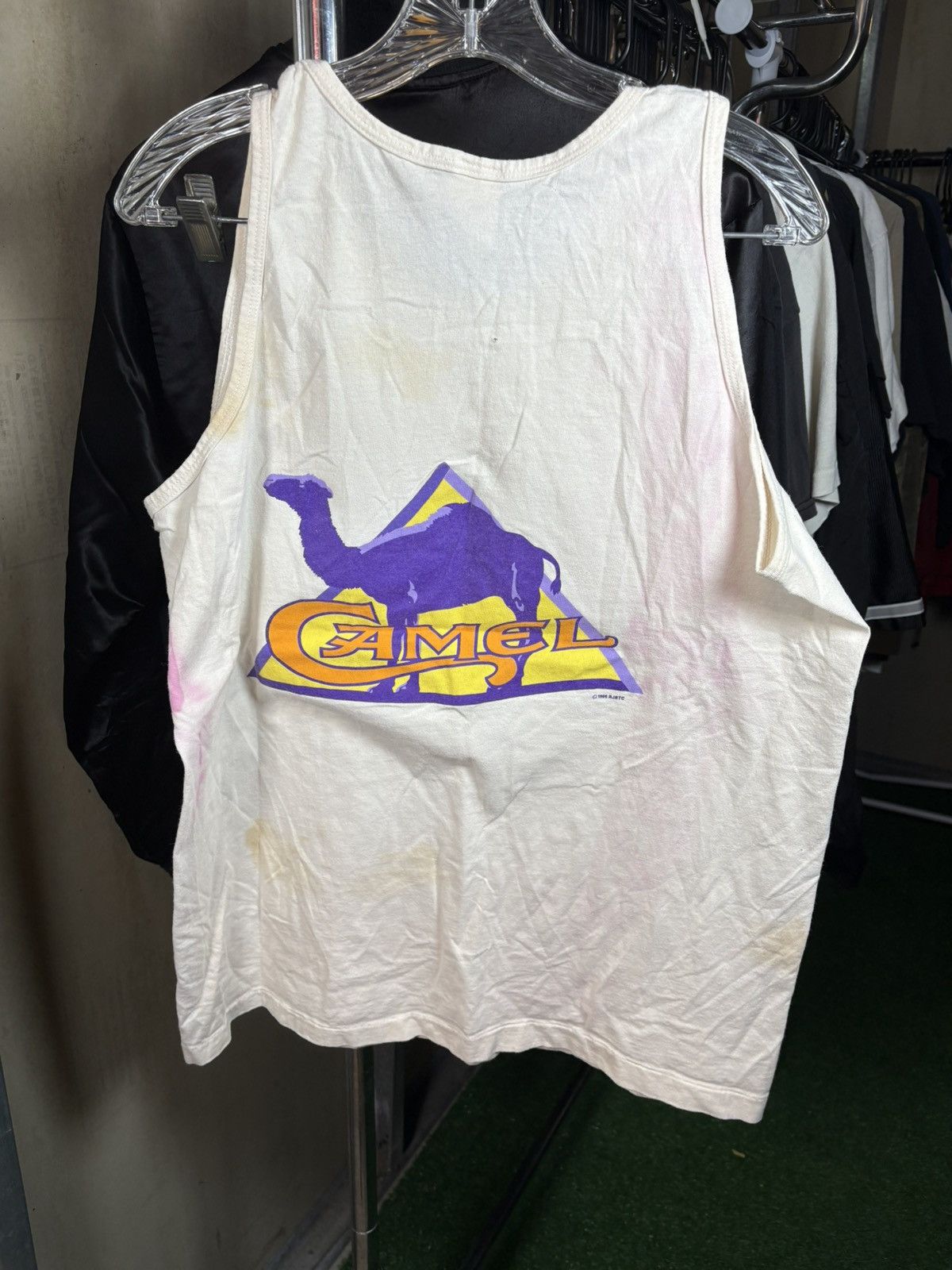 Camel × Vintage 1995 Camel Promo Tank Top Shirt Size US XL / EU 56 / 4 - 2 Thumbnail