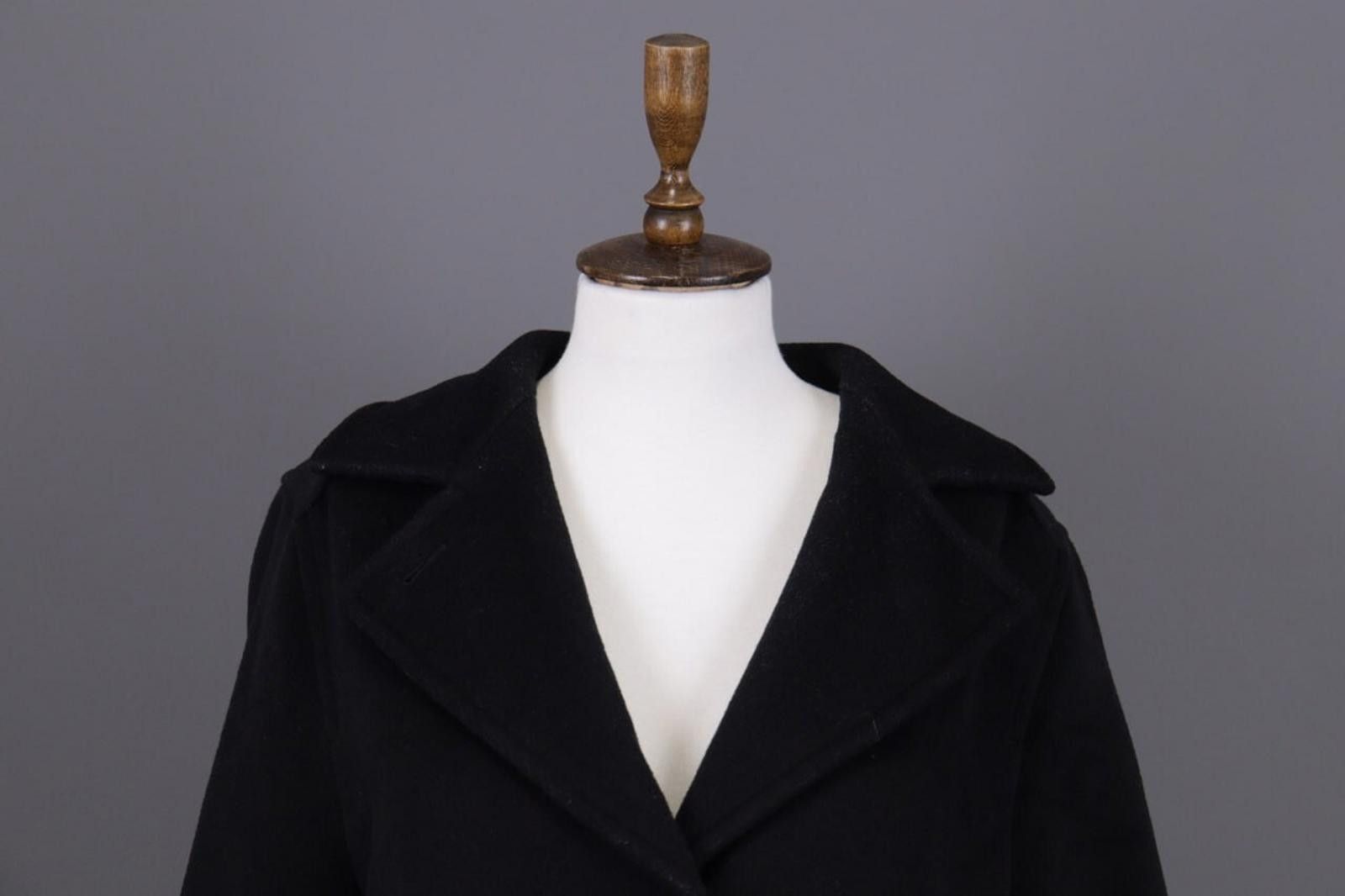 Designer Max Mara Pure Wool Single Breasted Coat GB 12 US 10 IT 44 Size L / US 10 / IT 46 - 2 Thumbnail