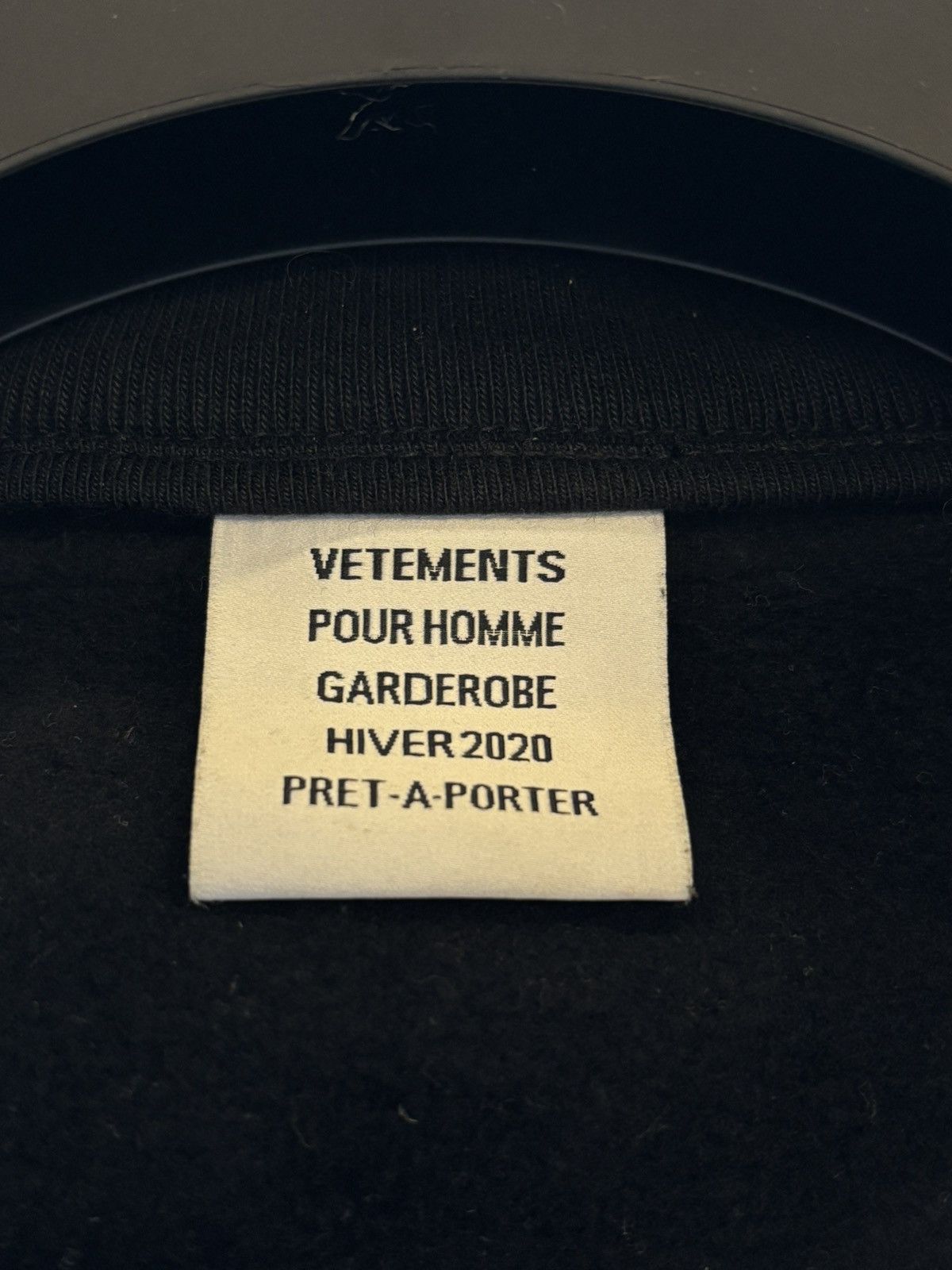 Vetements Vetements AW19 upside down Anarchy mask hoodie Size US XS / EU 42 / 0 - 6 Thumbnail
