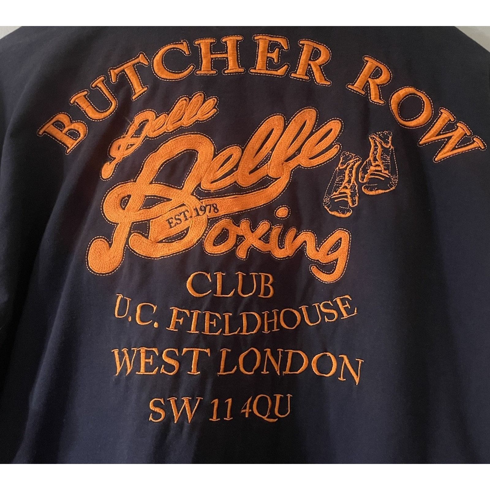 Pelle Pelle RARE Pelle Pelle Butcher Row Boxing Club Varsity Jacket Size US XXL / EU 58 / 5 - 7 Thumbnail