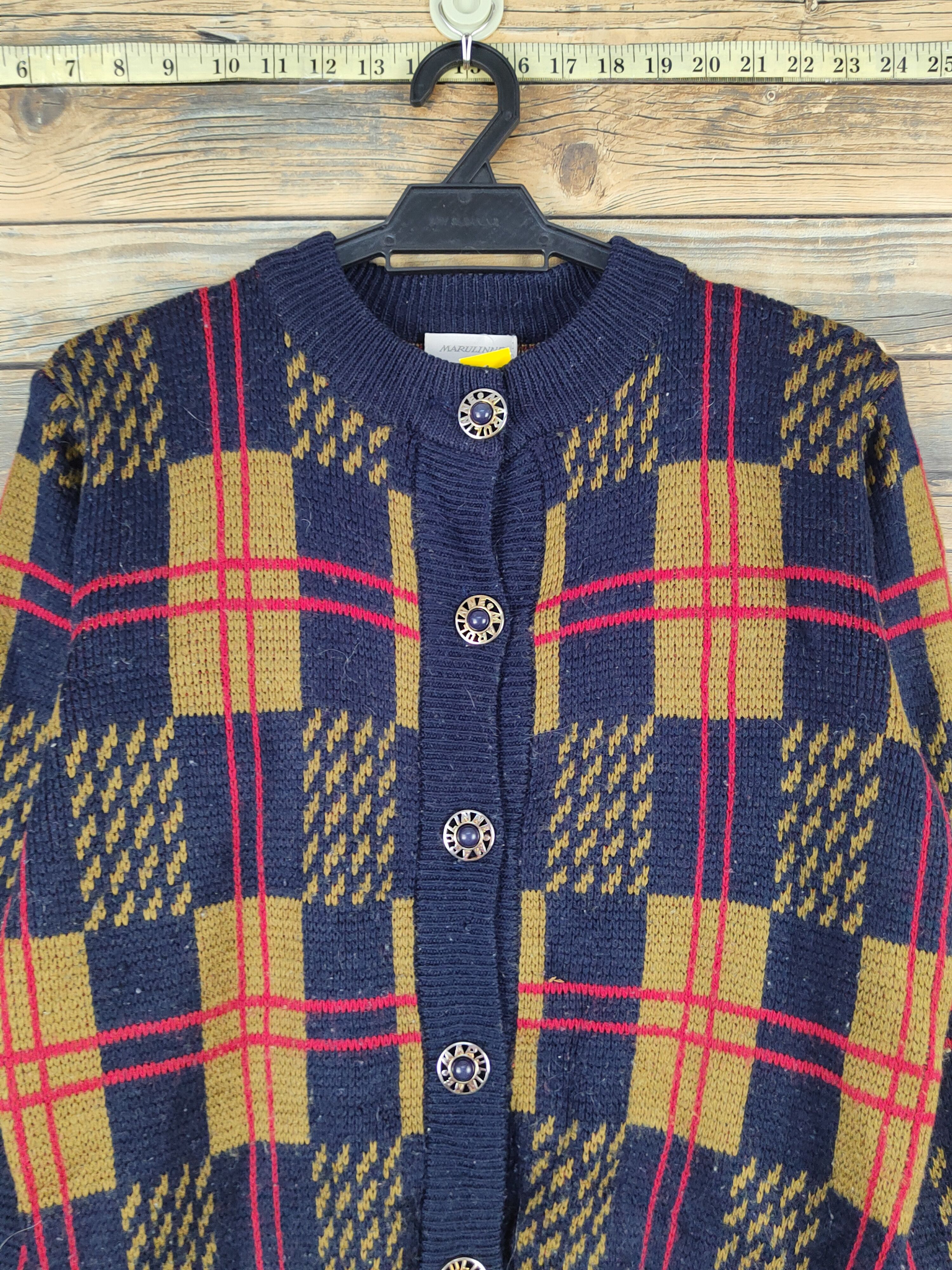 Homespun Knitwear × Japanese Brand Marulinne Navy Knitwear Cardigan #W1344 Size S / US 4 / IT 40 - 2 Thumbnail
