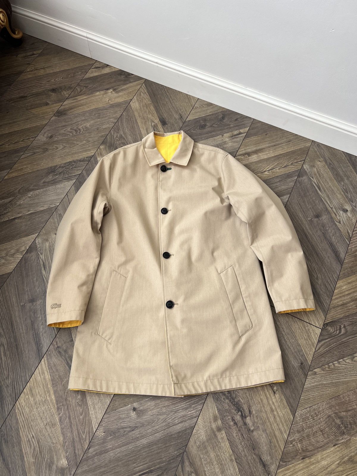 Lacoste × Vintage Vintage Lacoste Reversible Water Resistant Coat Size US S / EU 44-46 / 1 - 2 Thumbnail