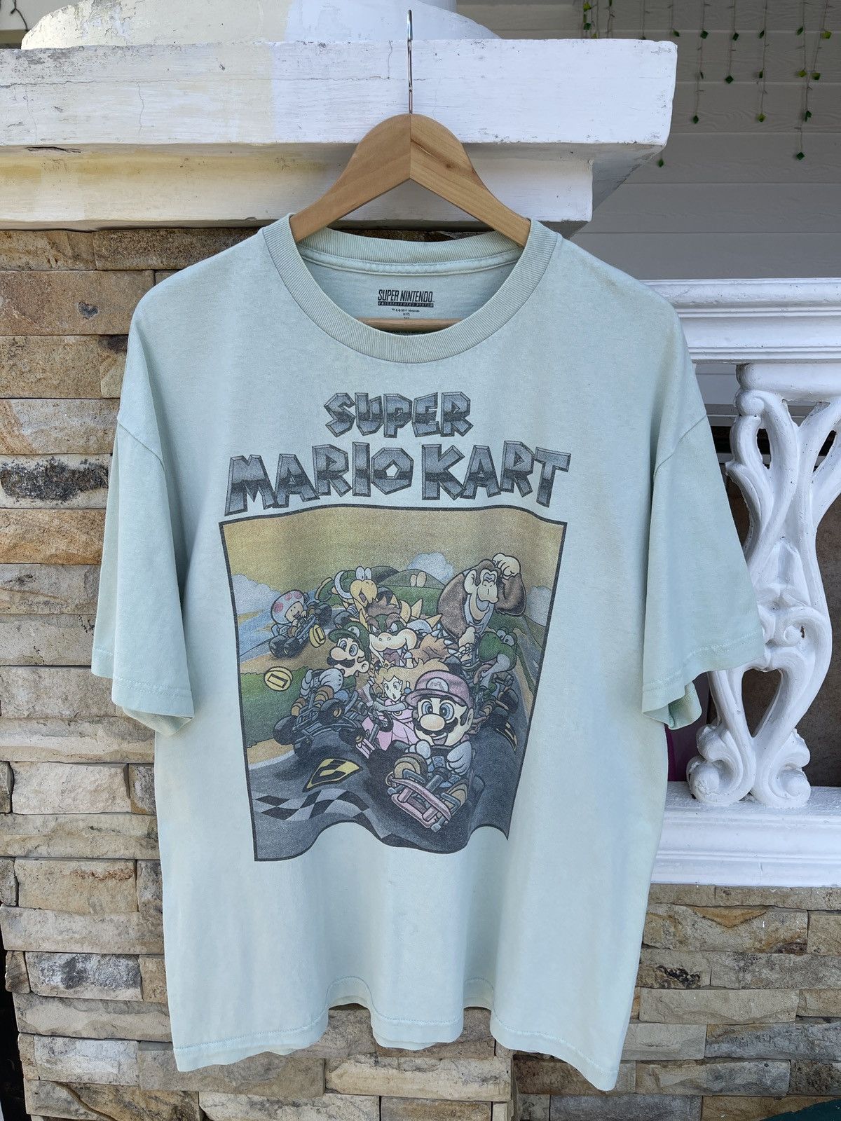 Cartoon Network × Nintendo × Vintage Last Drop🔥Rare🔥Vintage NINTENDO SUPER MARIO KART T-Shirt Size US XL / EU 56 / 4 - 1 Thumbnail